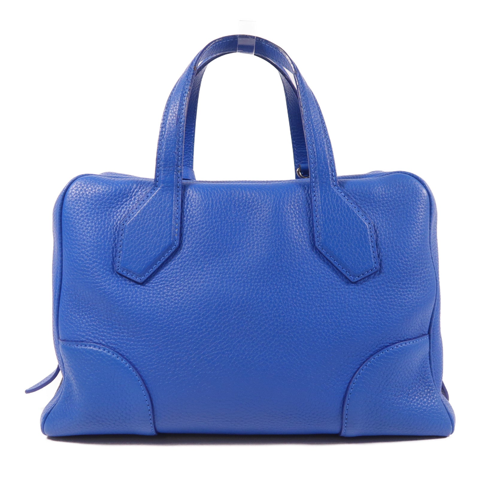 LOUIS VUITTON LV SHW Dora Ultra Soft MM 2 Way Shoulder Bag Calfskin Leather Blue