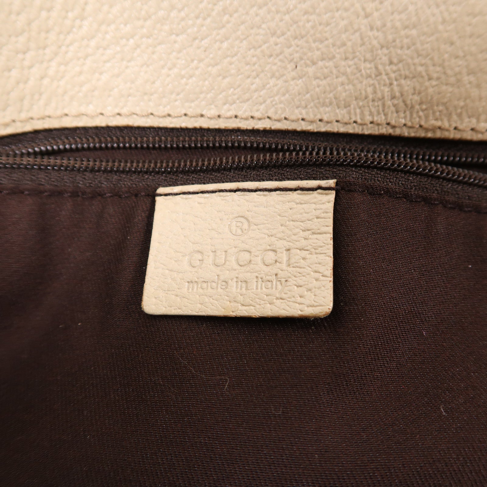 GUCCI GG GHW Shoulder Tote Bag 120836 GG Canvas Brown