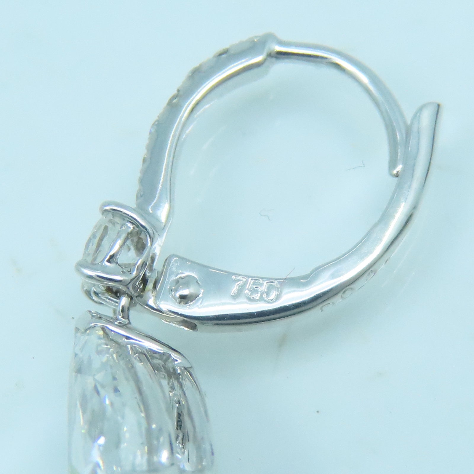 JEWELRY 【激減優惠】18K白金Diamond Earrings0.24ct鑽石/2.00ct鑽石耳環