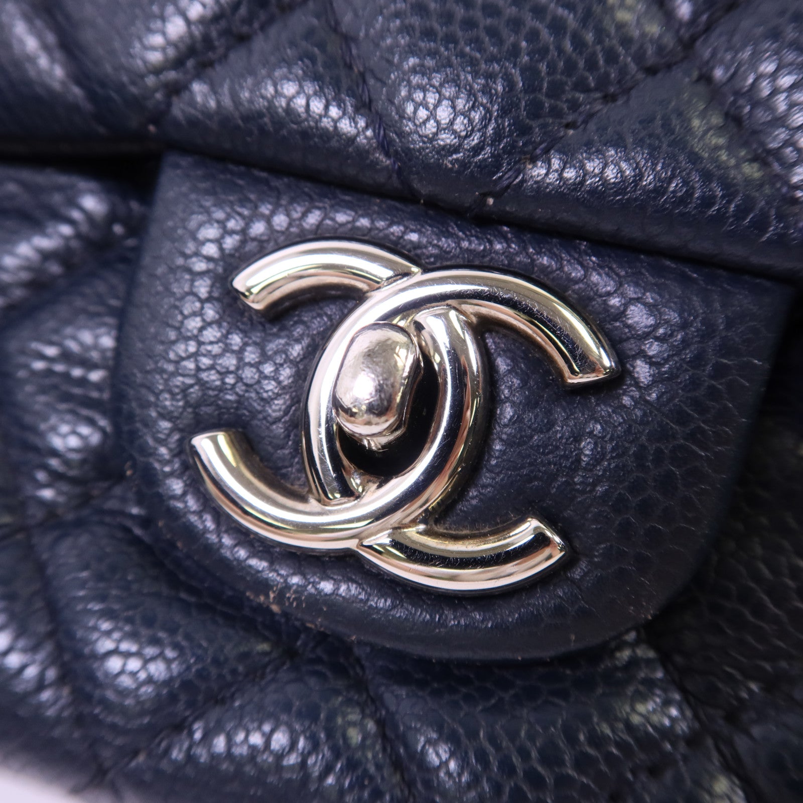 CHANEL 牛皮皮革Classic 25銀扣鏈帶肩背袋