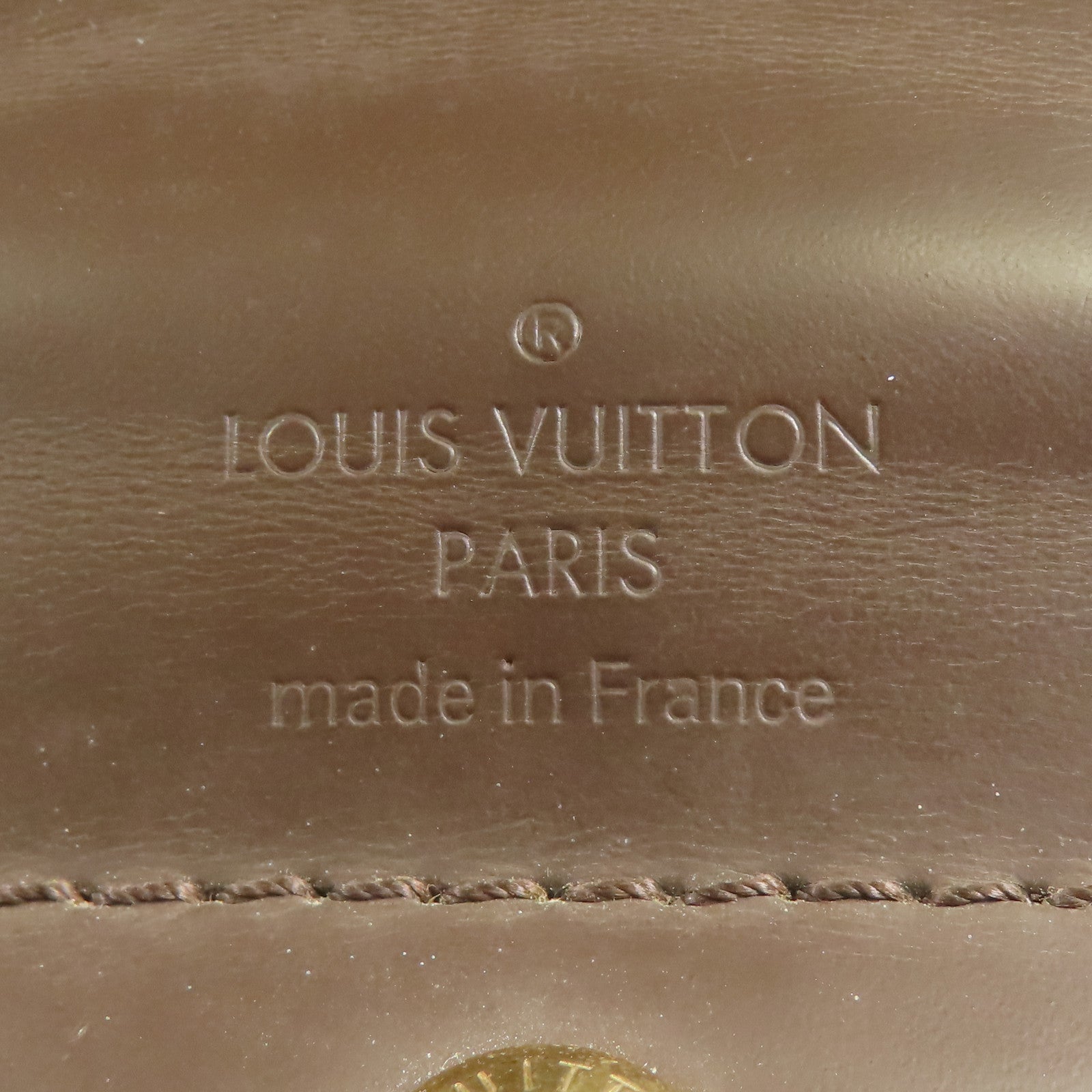 LOUIS VUITTON Damier Sistina MM金扣肩背袋