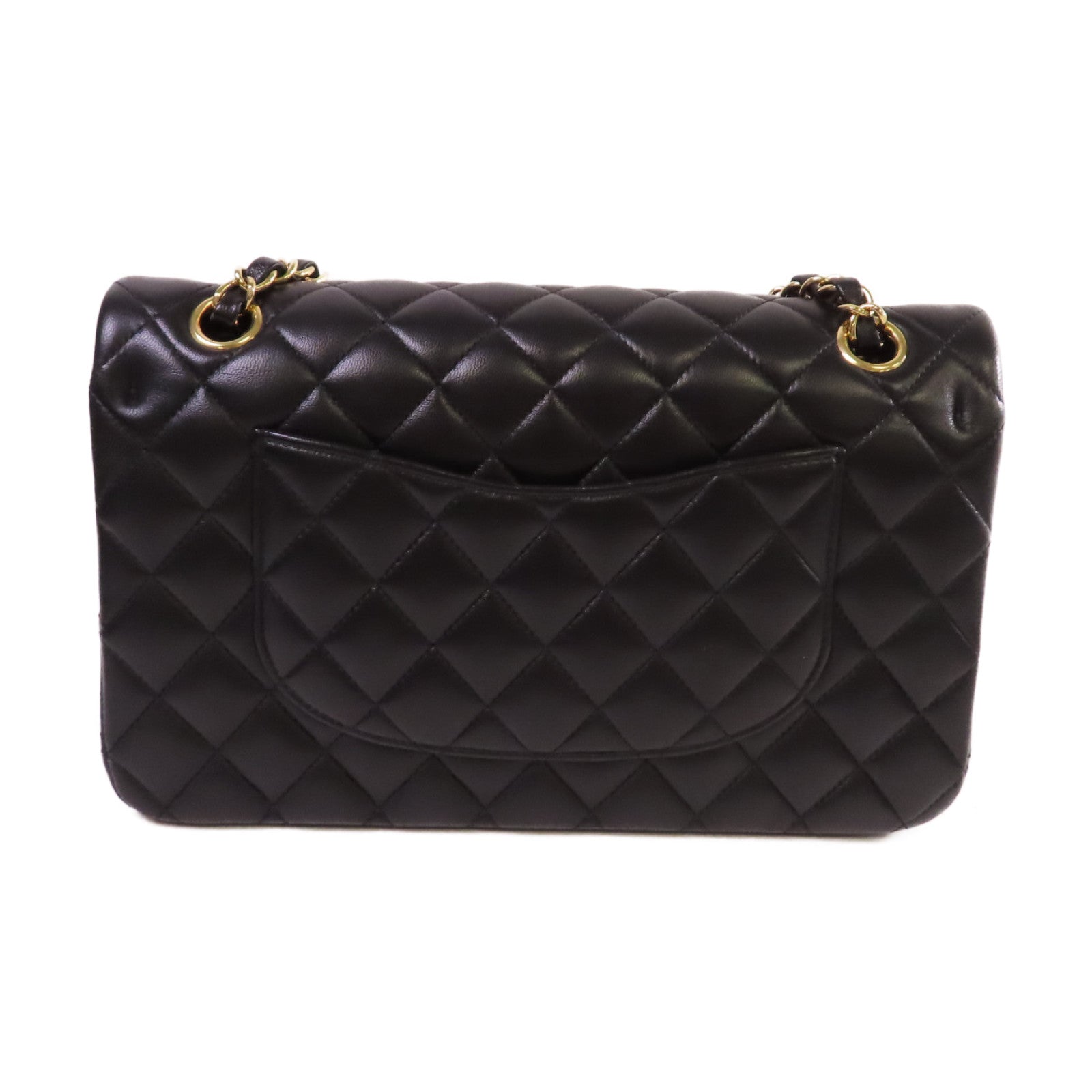 CHANEL **【激減優惠】菱格羊皮皮革Classic Chain Shoulder Bag金扣鏈帶肩背袋黑色