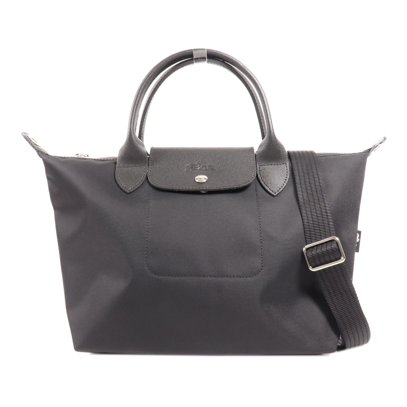 Longchamp 尼龍2 Way Shoulder Bag銀扣手挽肩背兩用袋
