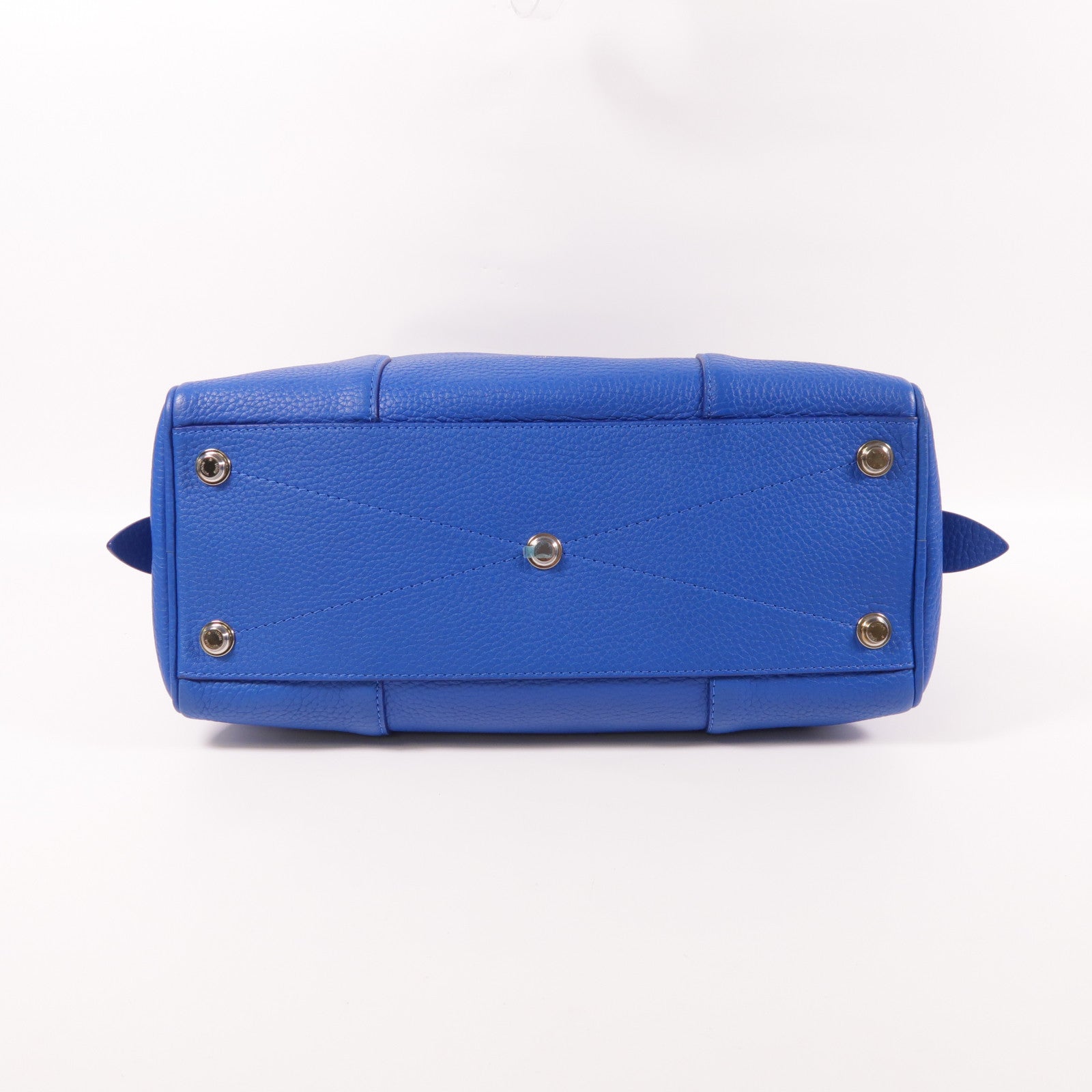 LOUIS VUITTON LV SHW Dora Ultra Soft MM 2 Way Shoulder Bag Calfskin Leather Blue