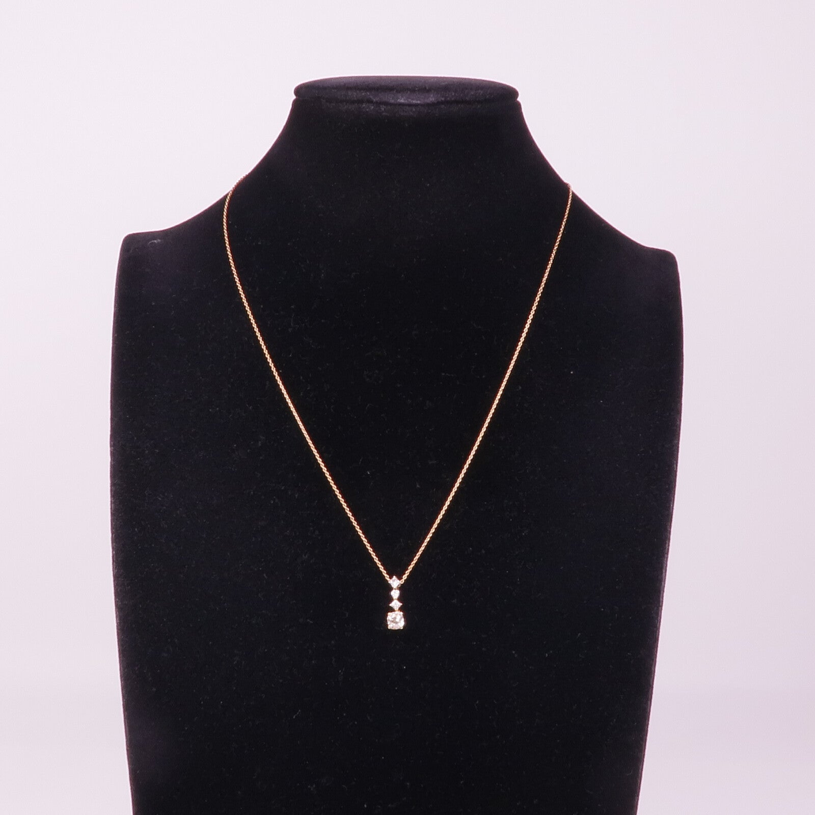 JEWELRY 【激減優惠】18K玫瑰金Diamond Necklace鑽石項鍊