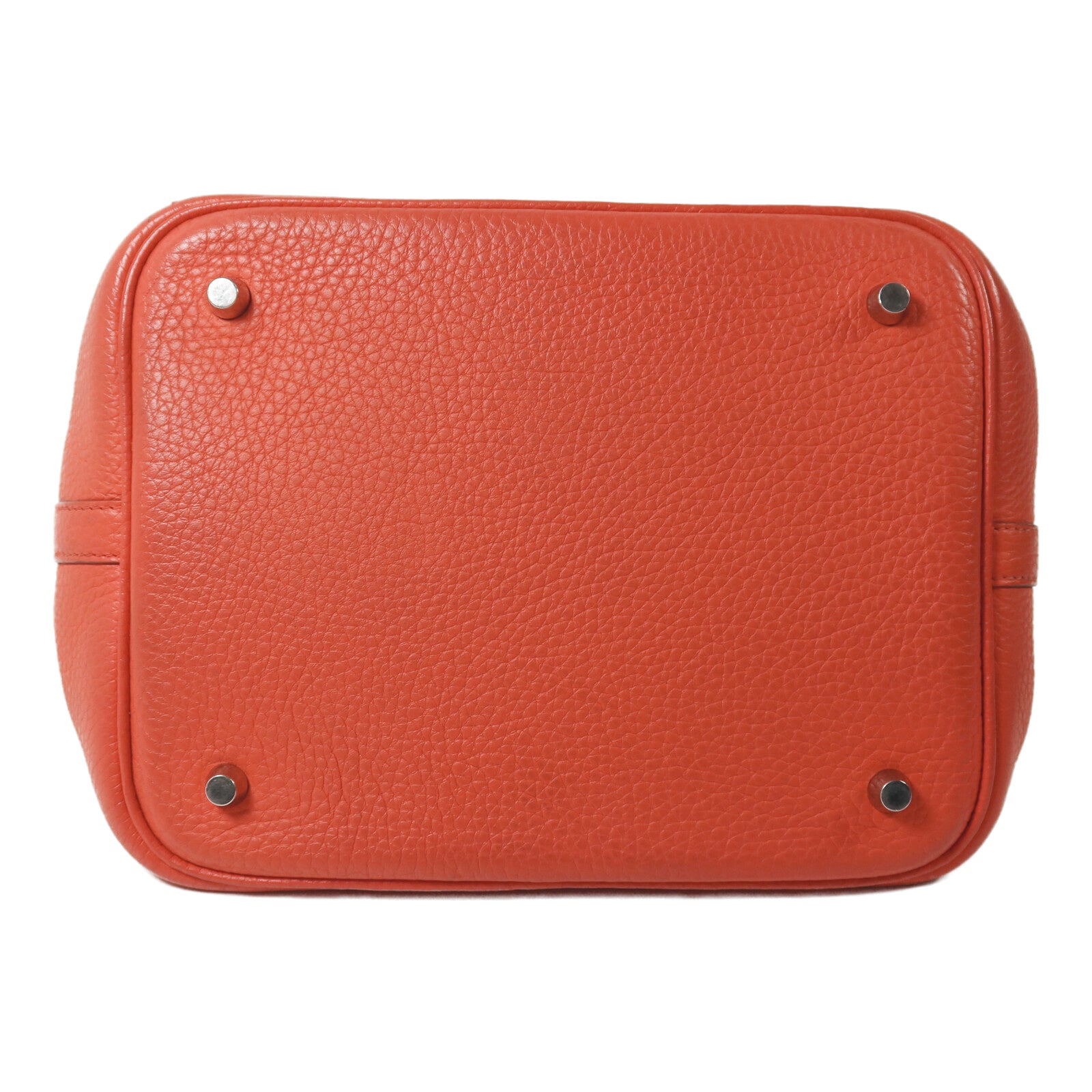 HERMES Clemence皮革Picotin MM手挽袋Rose Jaipur