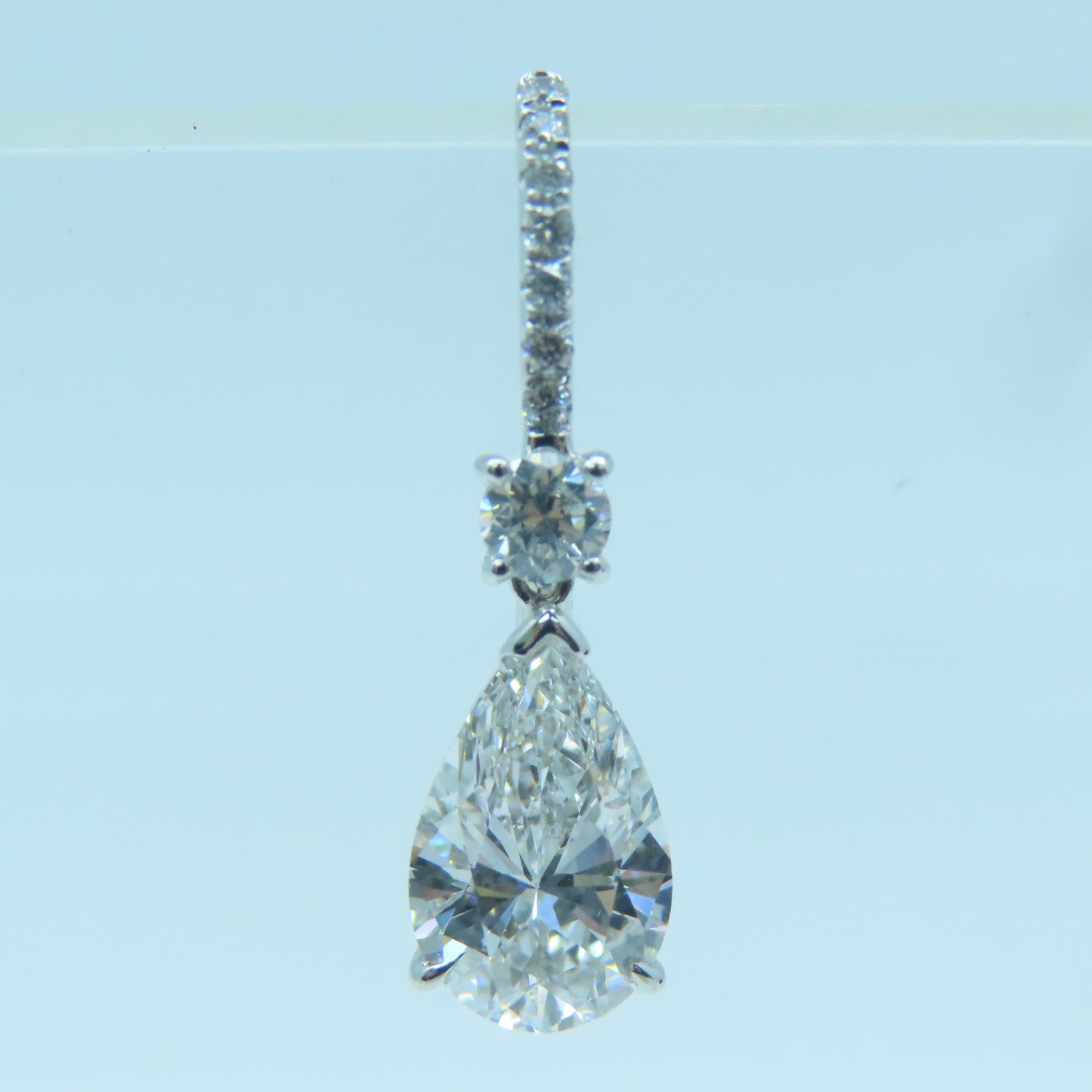 JEWELRY 【激減優惠】18K白金Diamond Earrings0.24ct鑽石/2.00ct鑽石耳環