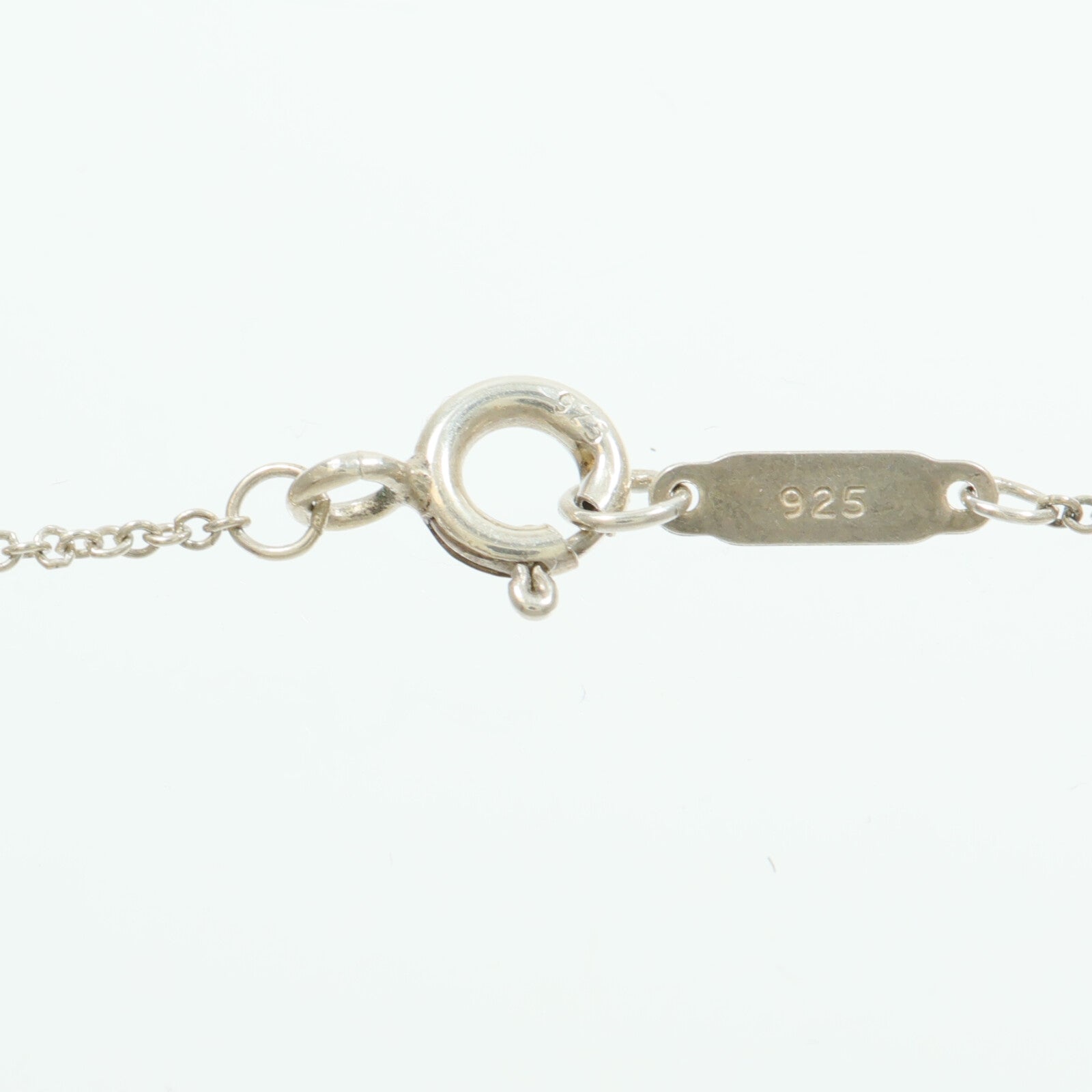 TIFFANY＆CO 925純銀Square Pendant Necklace項鍊