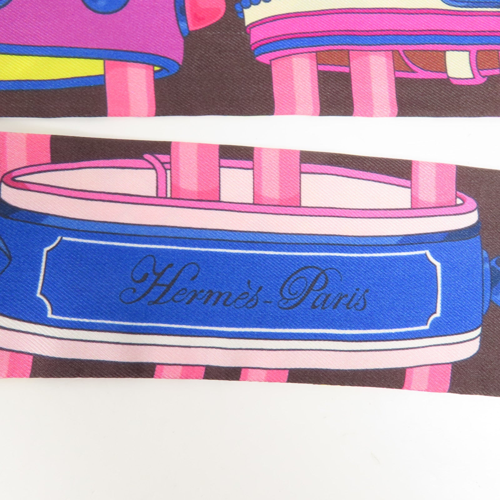 HERMES 絲質Twilly絲巾