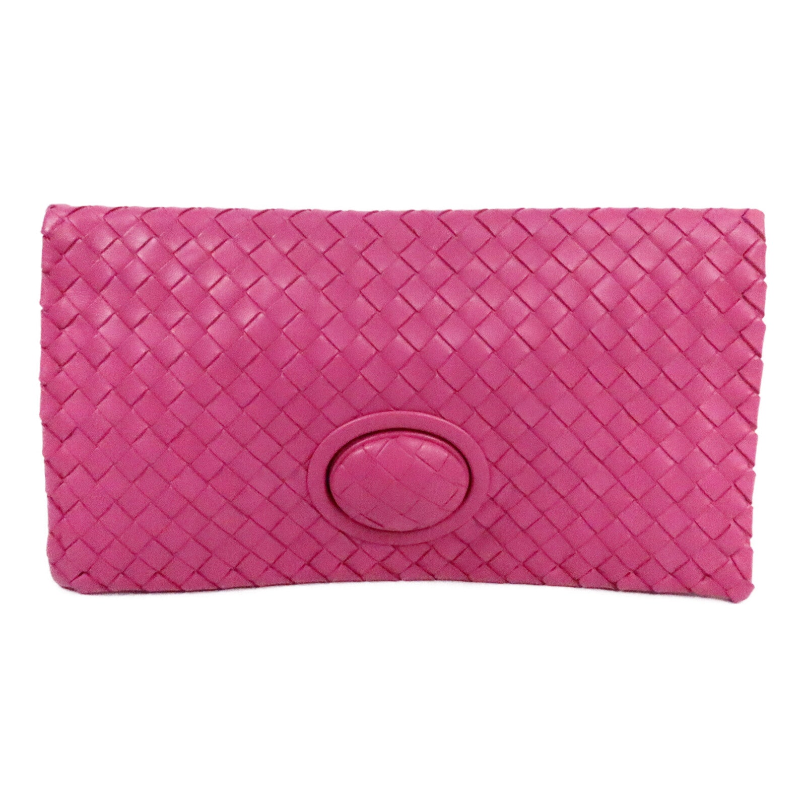 BOTTEGA VENETA 羊皮皮革Turn Lock Clutch手拿包
