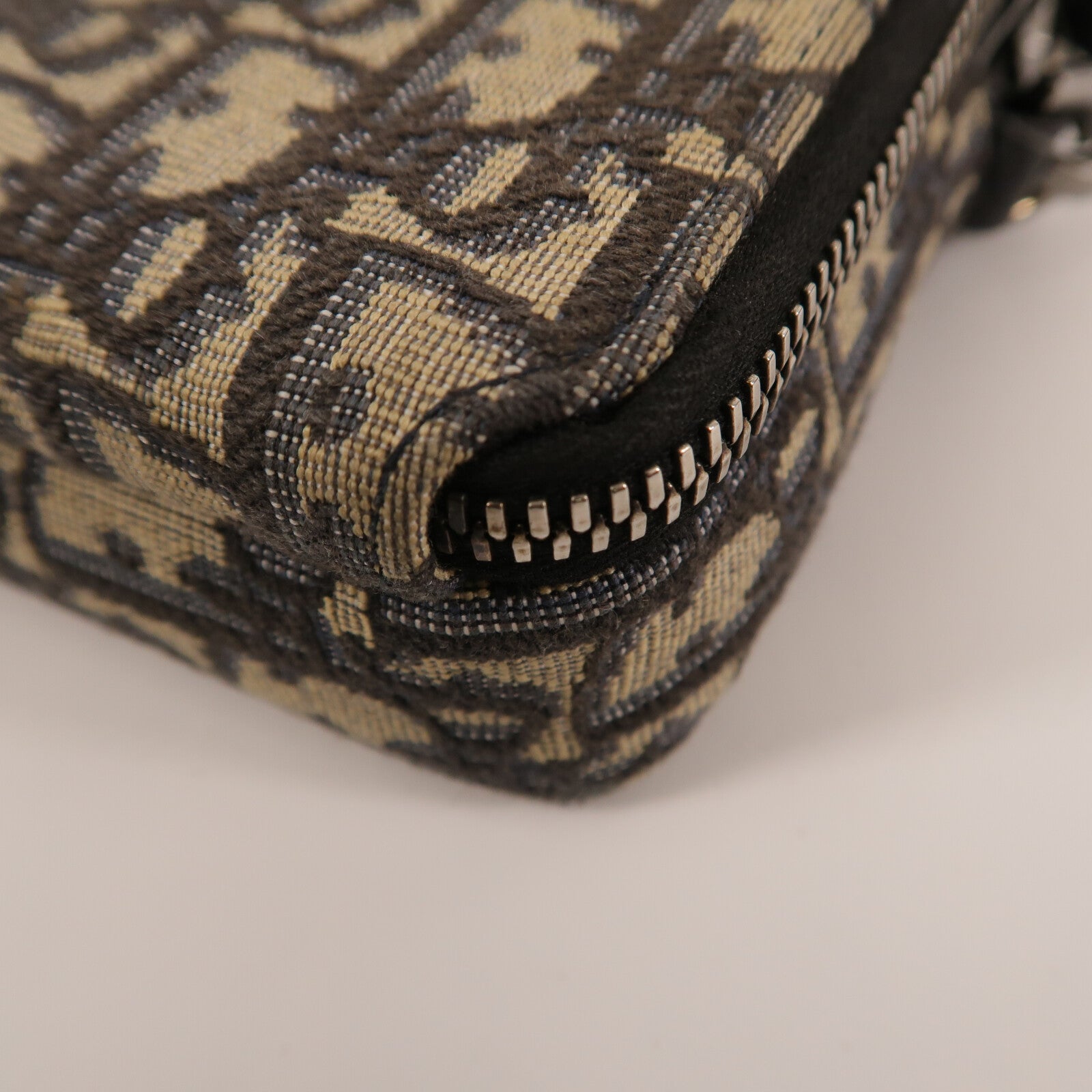 Dior 帆布Zipper Pouch With Strap肩背袋