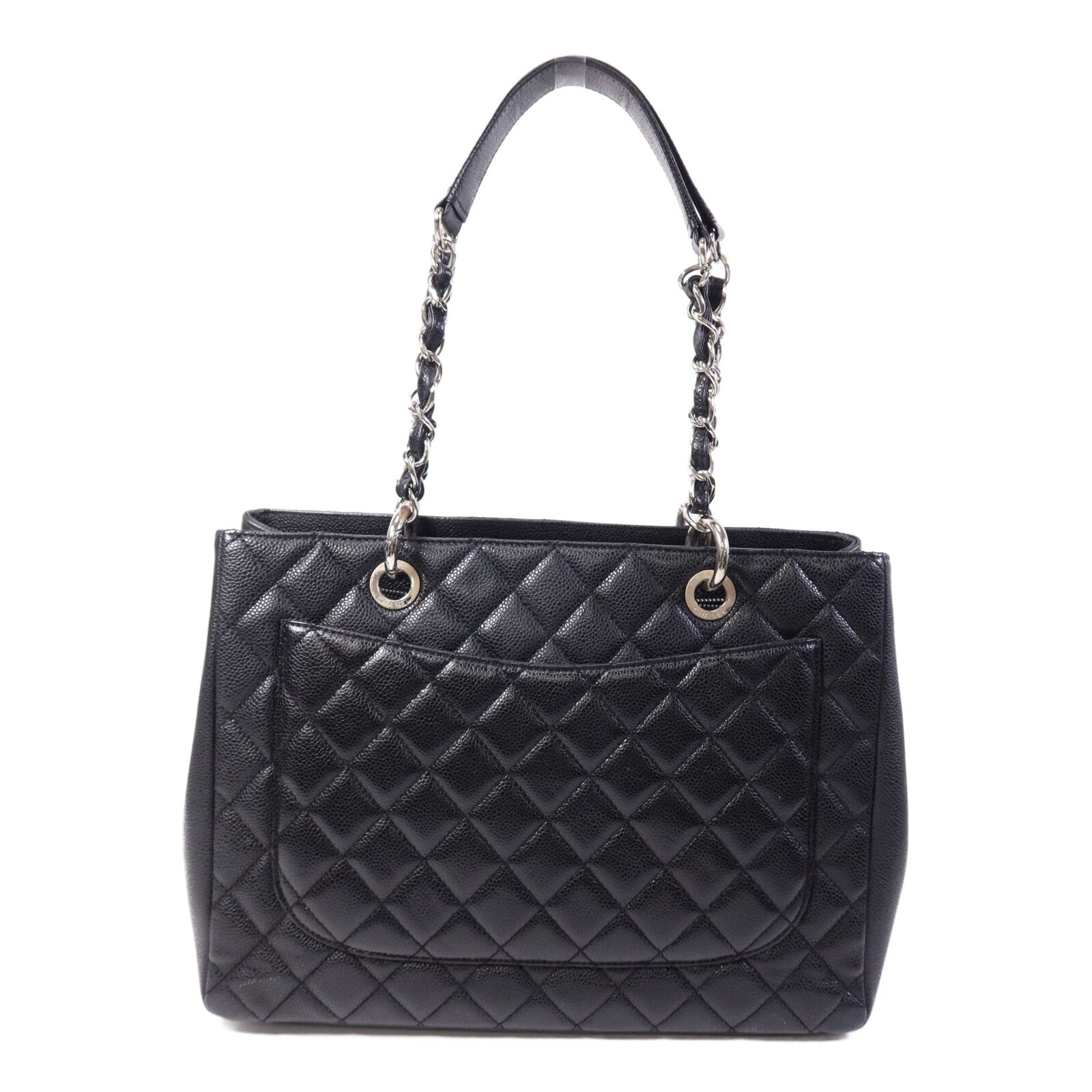 CHANEL GST Grand Shopping Tote Bag鏈帶肩背袋