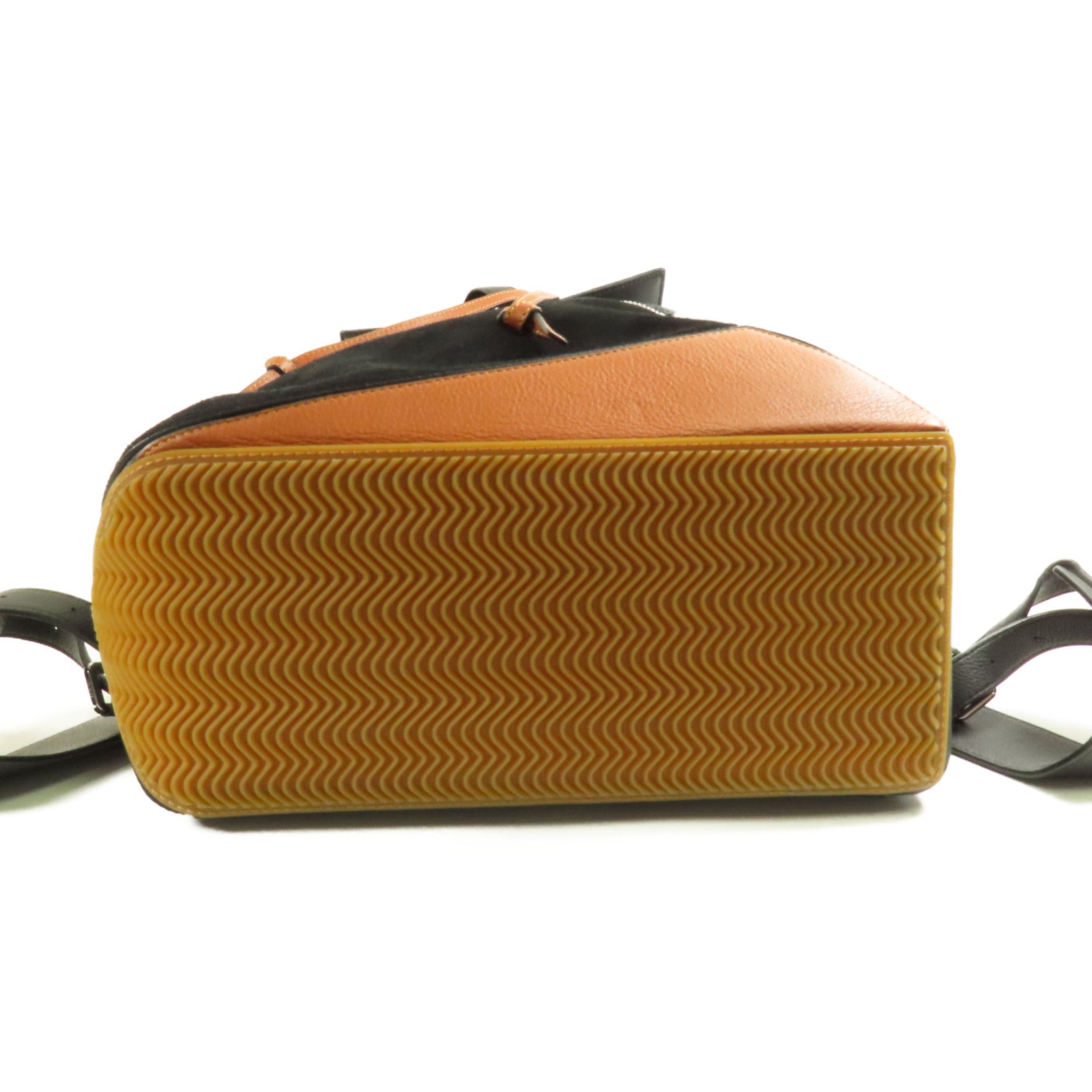 LOEWE 【激減優惠】皮革/尼龍Puzzle Trainer銀扣背包