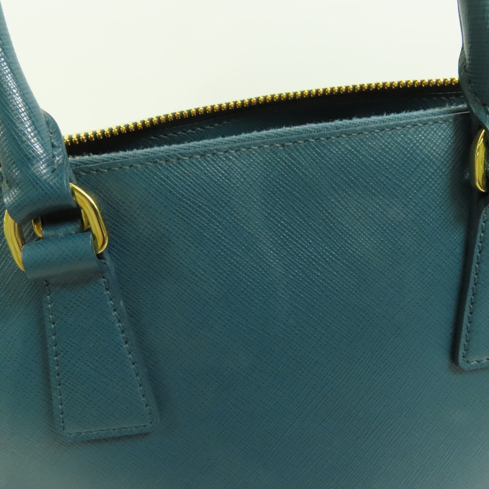 PRADA Saffiano皮革Promenade Medium金扣手挽肩背兩用袋