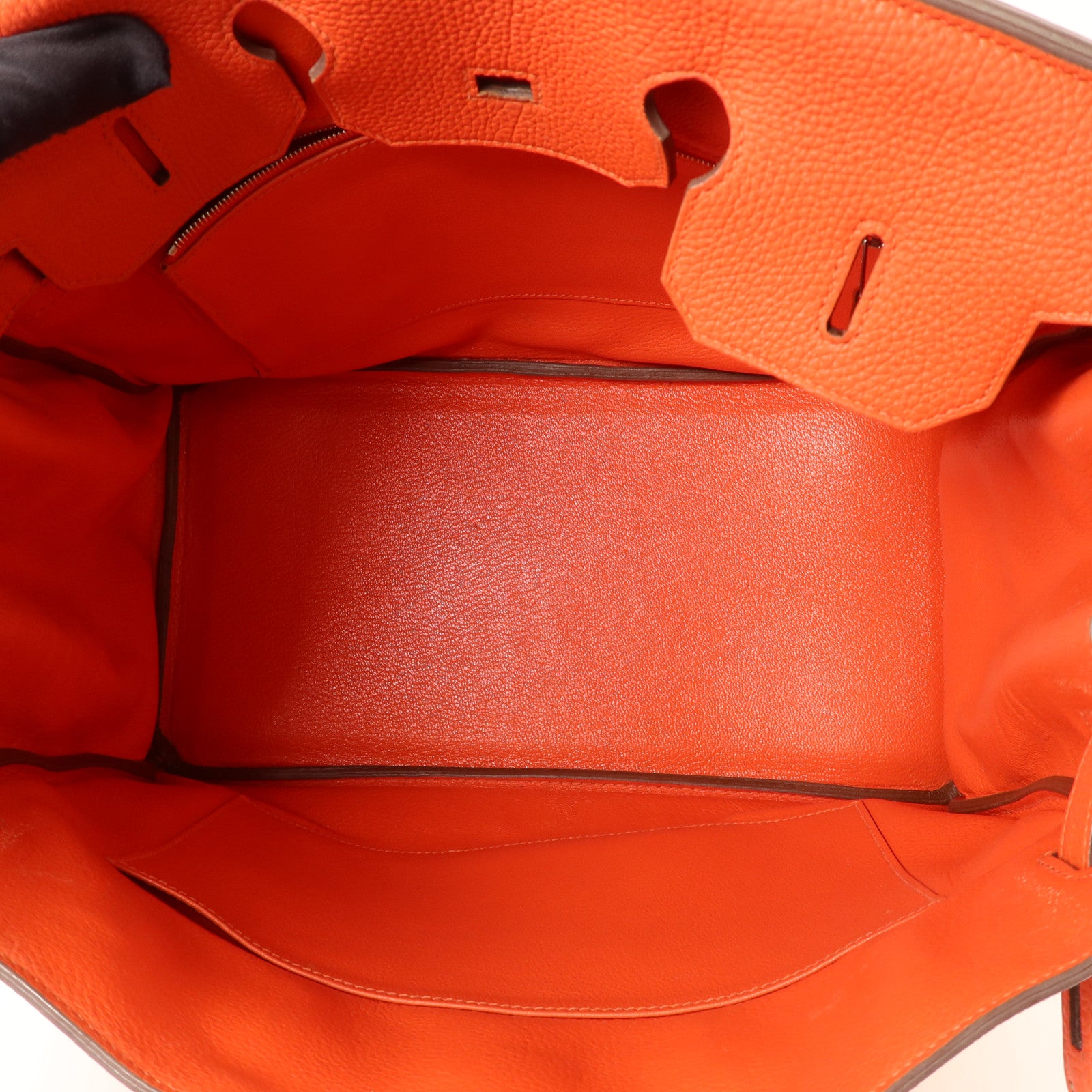 HERMES Clemence皮革Birkin 35銀扣手挽袋