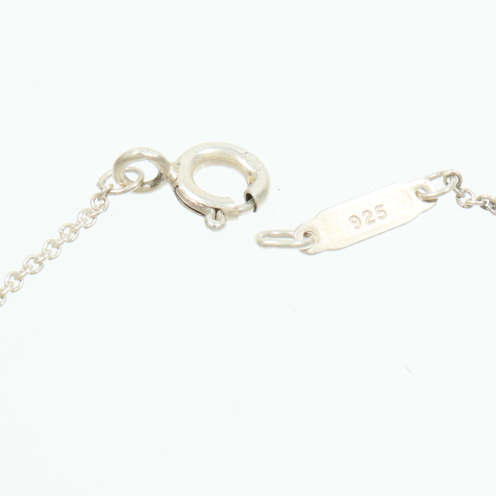 TIFFANY＆CO 925純銀Square Pendant Necklace項鍊