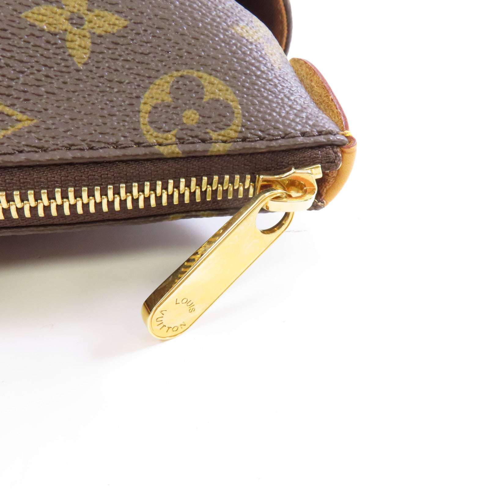 LOUIS VUITTON Monogram Totally PM金扣肩背袋啡色