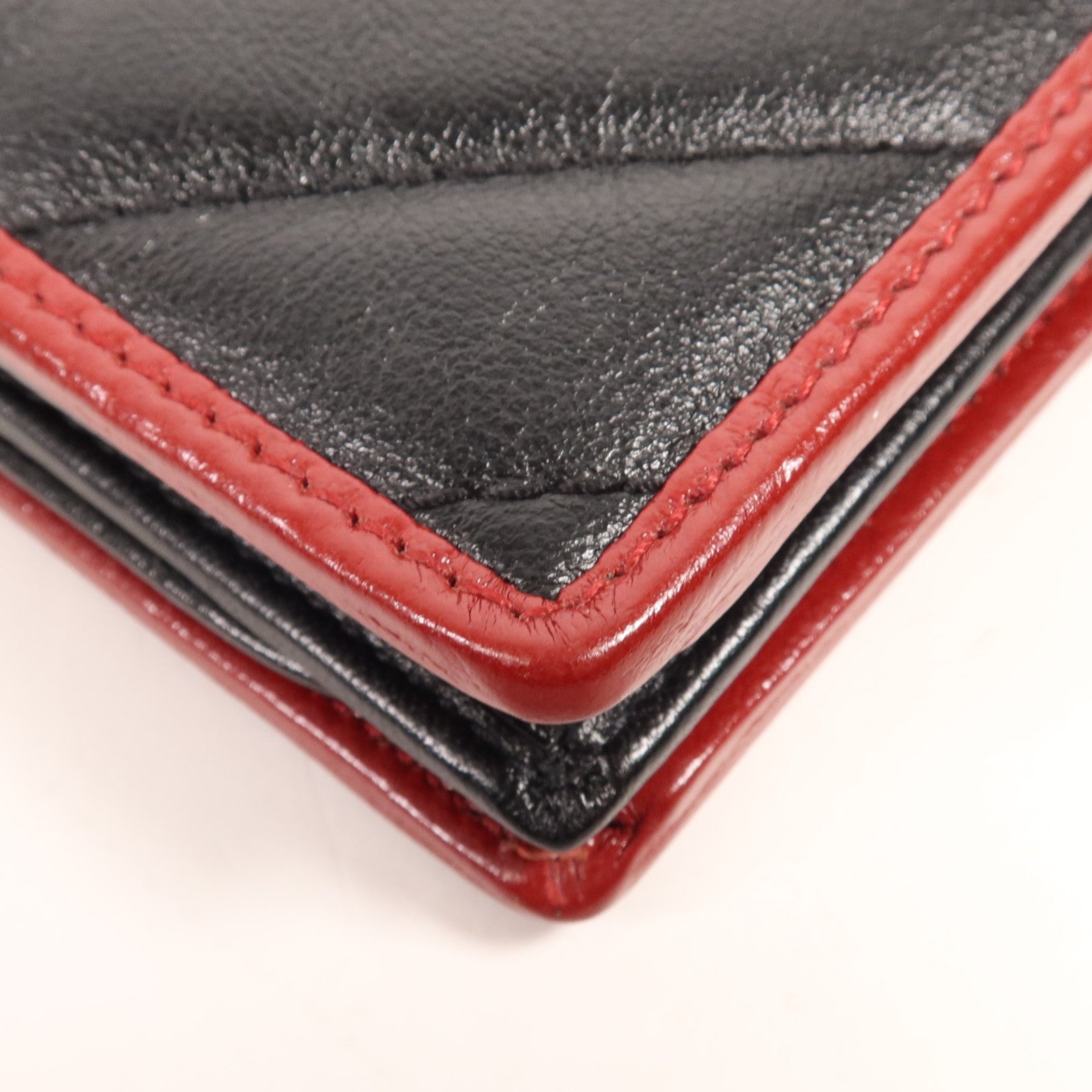 GUCCI 牛皮皮革GG Marmont Wallet金扣錢包