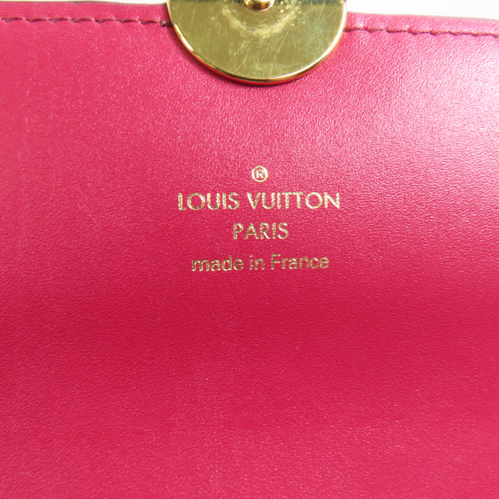 LOUIS VUITTON Monogram Flore Chain Wallet金扣鏈帶肩背袋