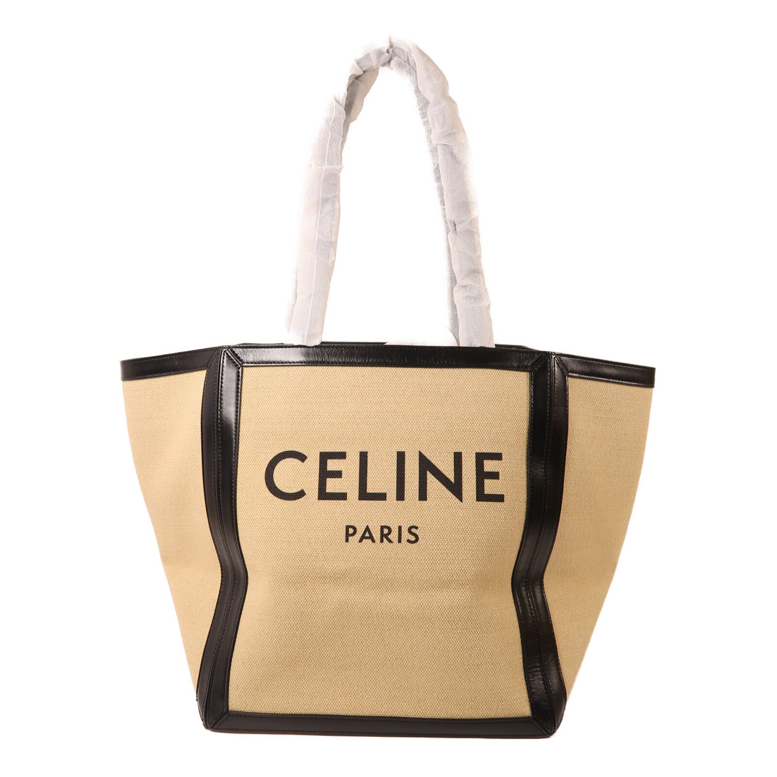 CELINE 帆布Tote Bag金扣手挽袋