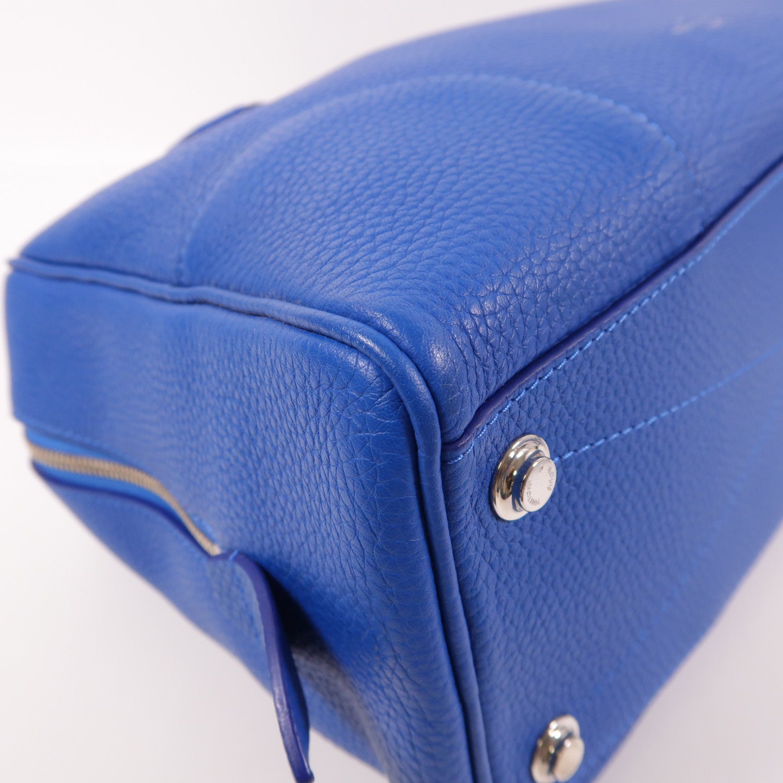 LOUIS VUITTON LV SHW Dora Ultra Soft MM 2 Way Shoulder Bag Calfskin Leather Blue