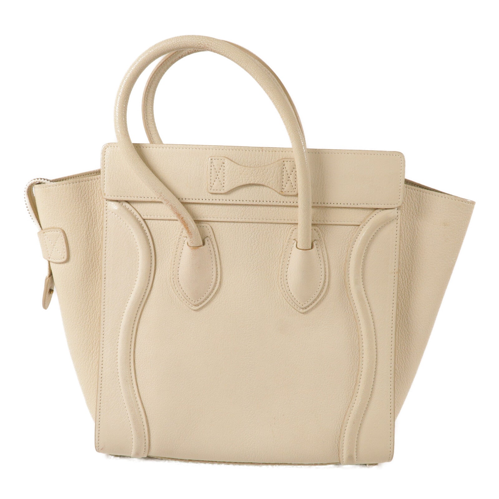 CELINE 牛皮皮革Micro Luggage手挽袋