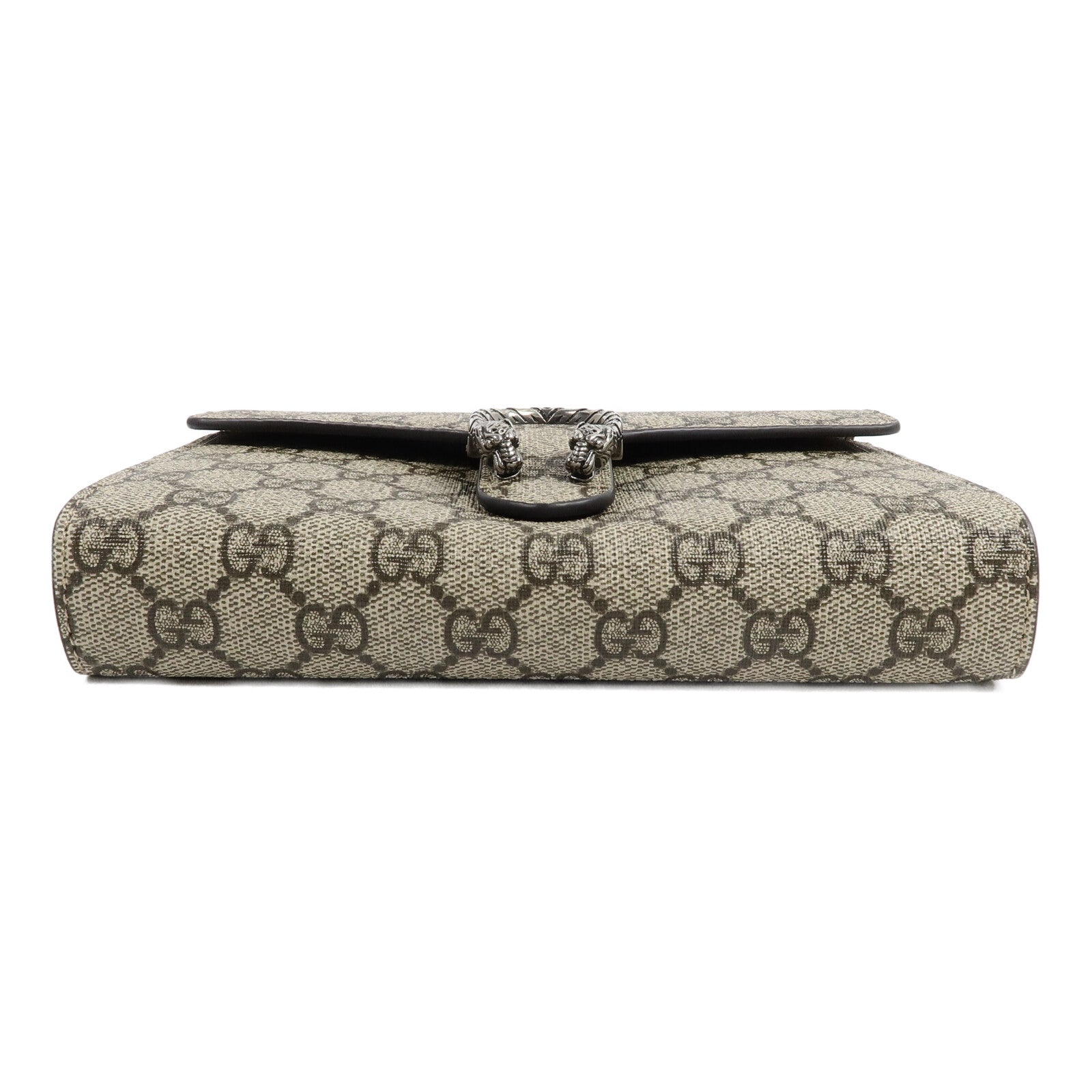 GUCCI 塗層帆布Dionysus Wallet On Chain鏈帶肩背袋