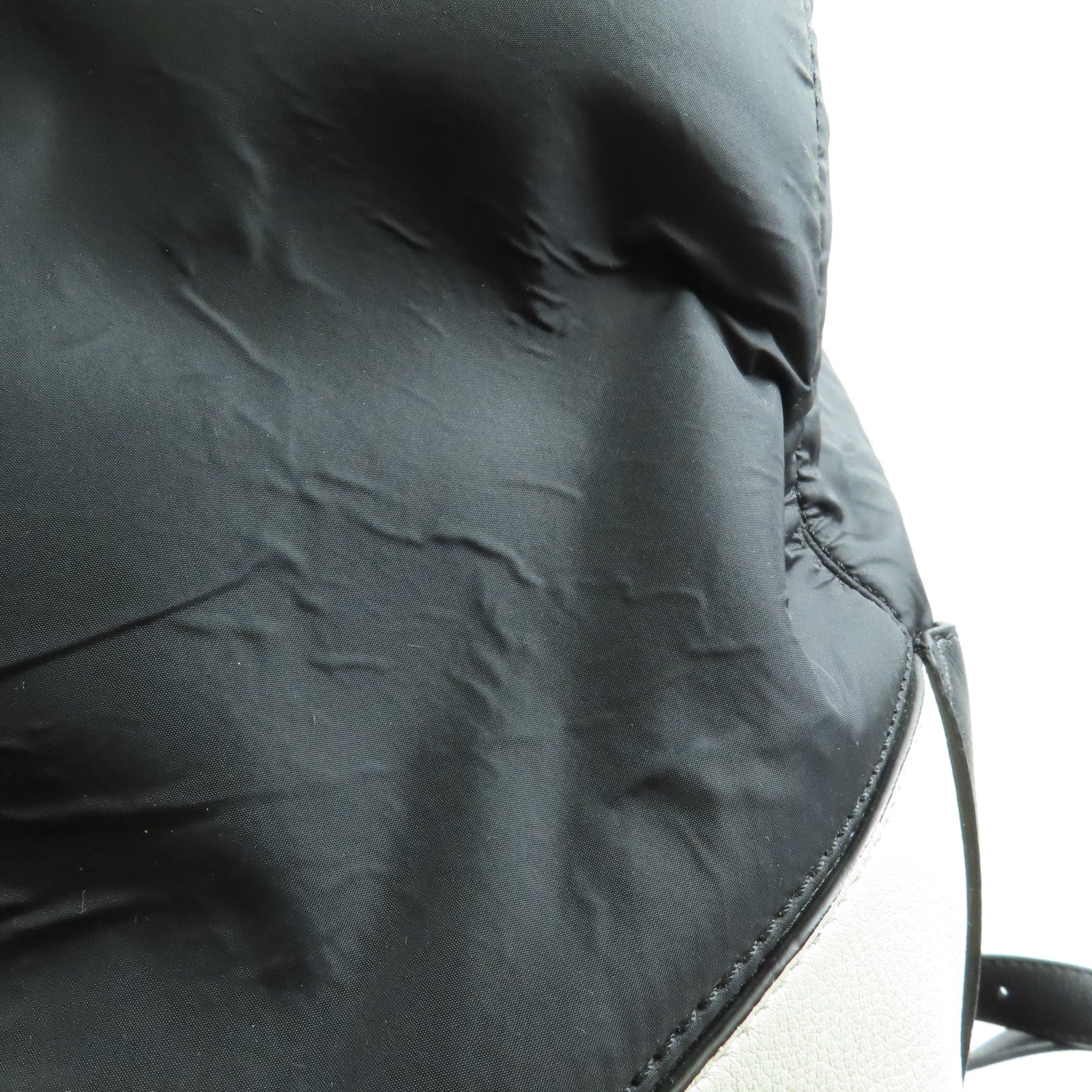 LOEWE 皮革/尼龍Puzzle Trainer銀扣背包