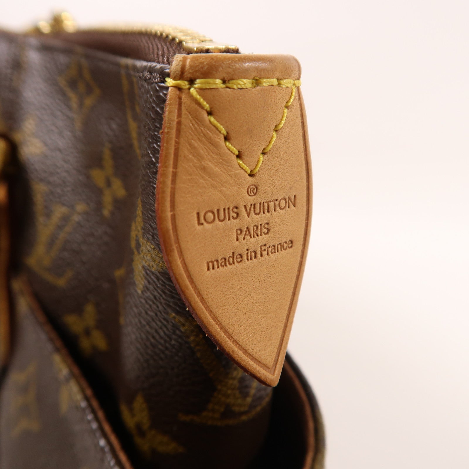 LOUIS VUITTON Monogram Totally PM金扣肩背袋/手挽袋棕色