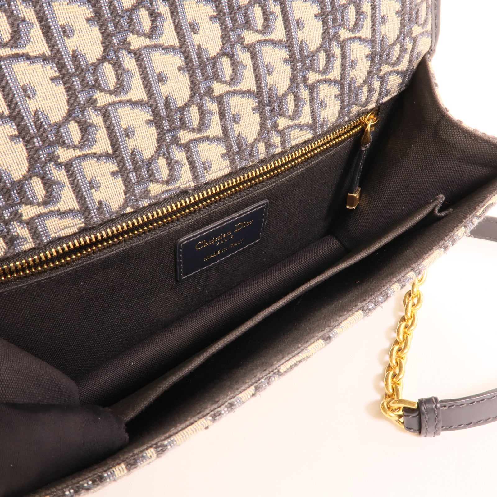 Dior 帆布30 Montaigne鏈帶肩背袋