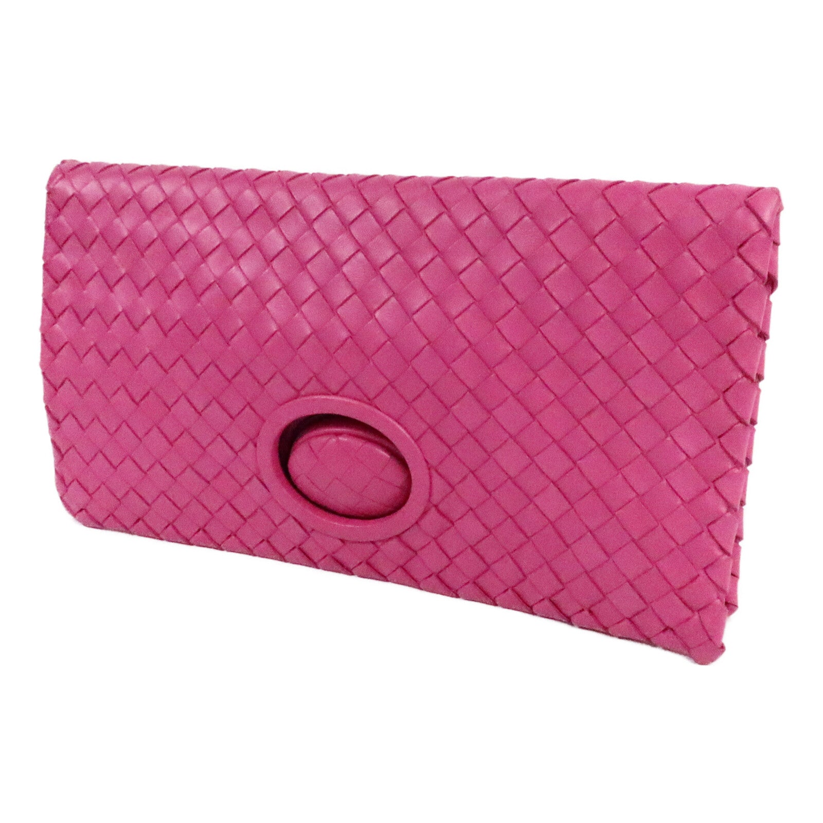 BOTTEGA VENETA 羊皮皮革Turn Lock Clutch手拿包