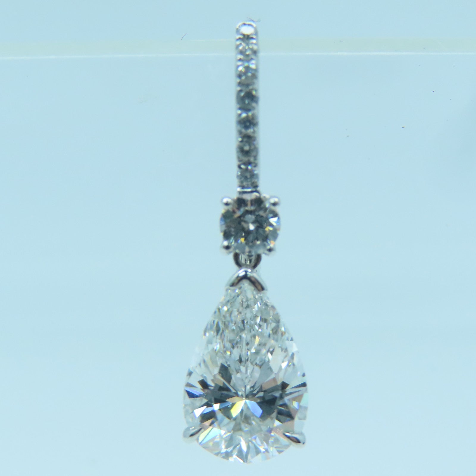 JEWELRY 【激減優惠】18K白金Diamond Earrings0.24ct鑽石/2.00ct鑽石耳環