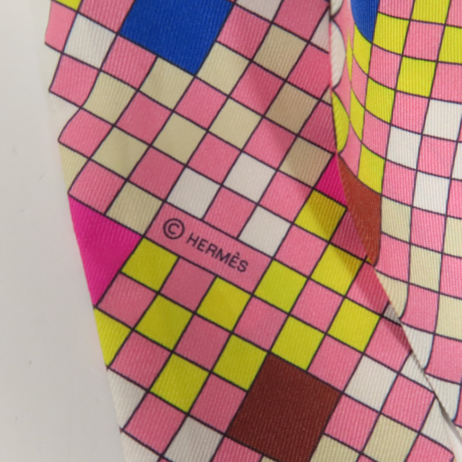 HERMES 絲質Twilly絲巾