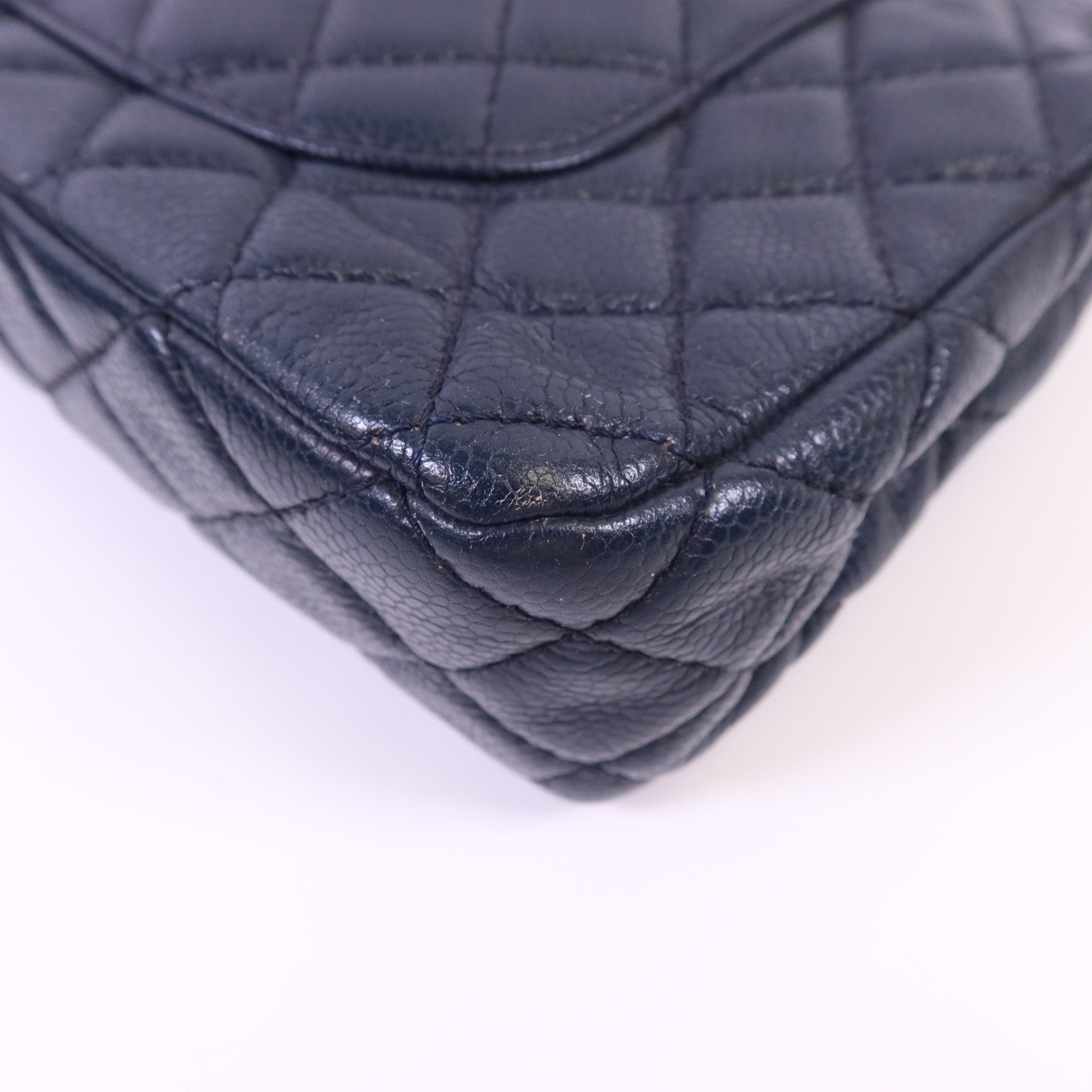 CHANEL 牛皮皮革Classic 25銀扣鏈帶肩背袋