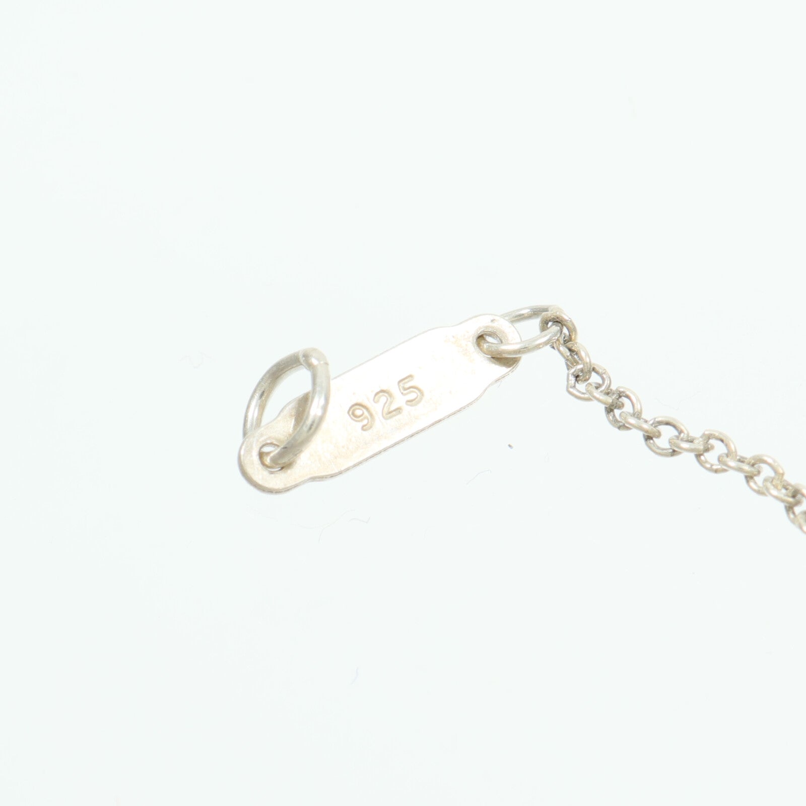TIFFANY＆CO 925純銀Square Pendant Necklace項鍊