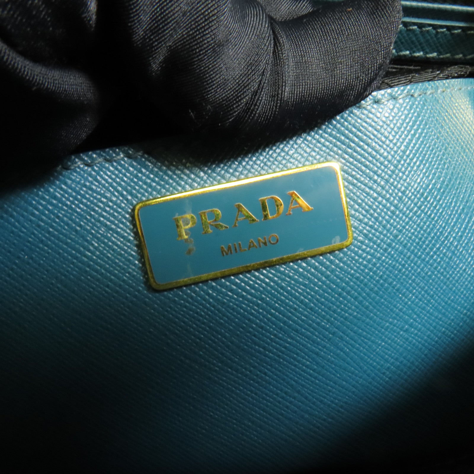 PRADA Saffiano皮革Promenade Medium金扣手挽肩背兩用袋