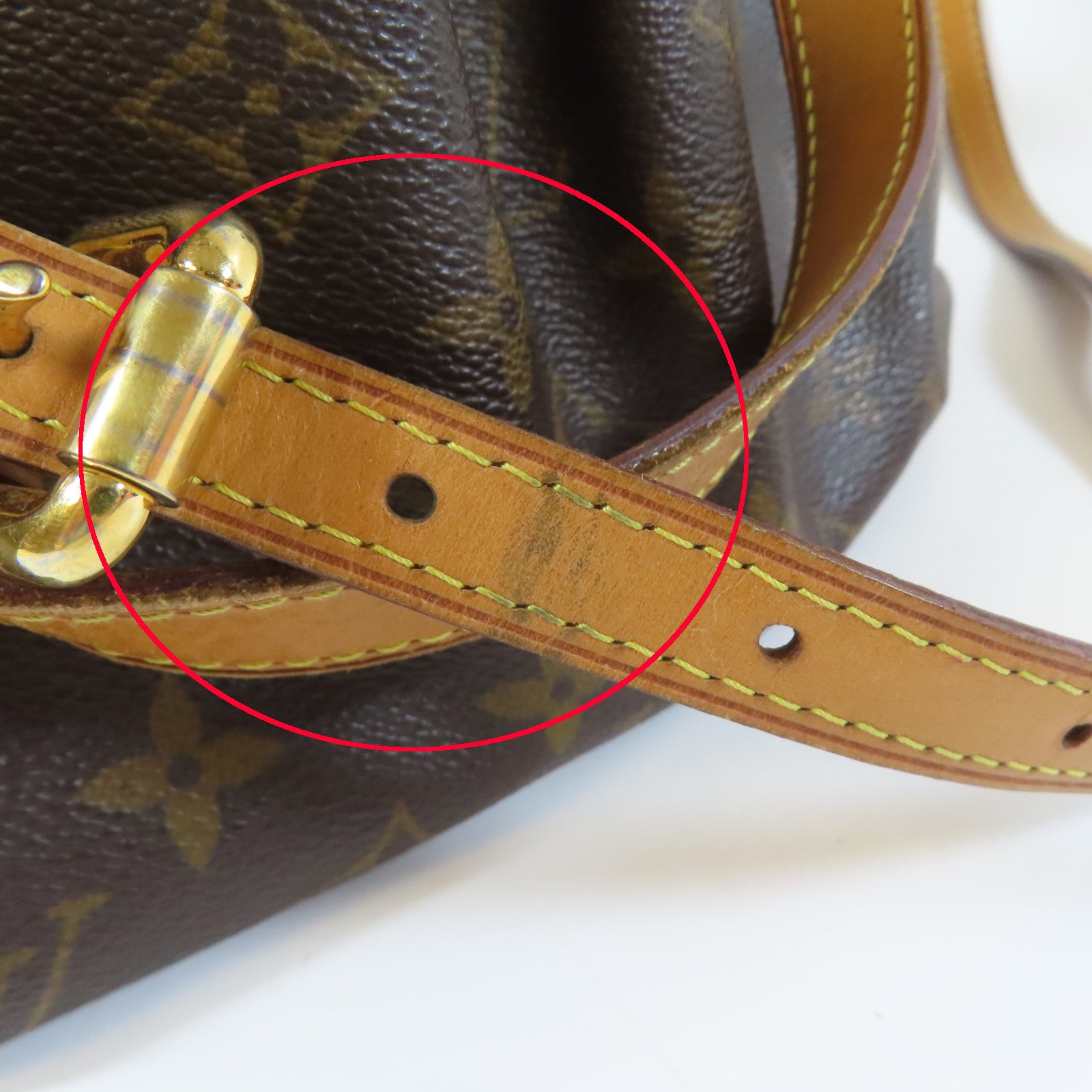 LOUIS VUITTON Monogram Palermo PM金扣手挽肩背兩用袋啡色