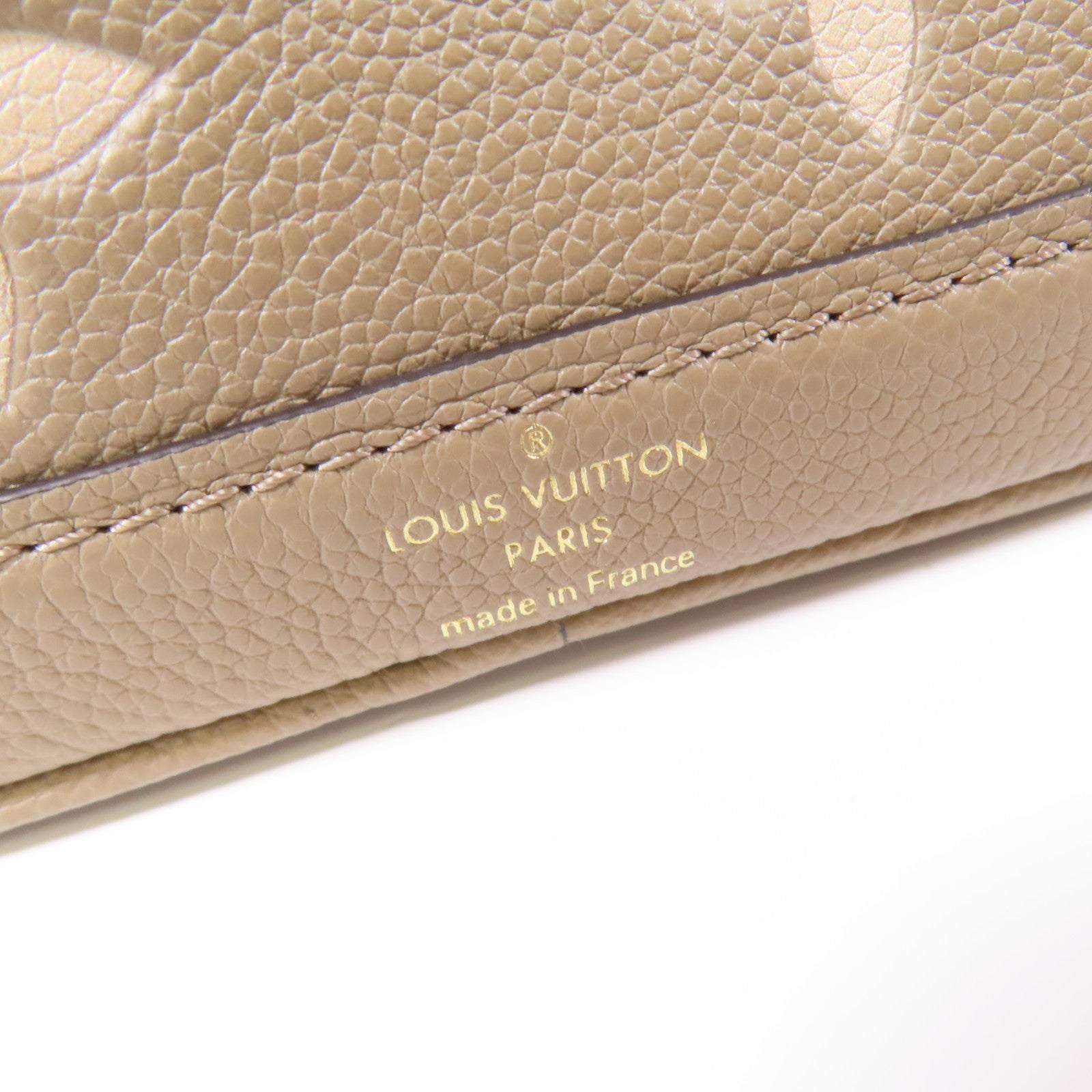 LOUIS VUITTON Monogram Empreinte Nano Noe金扣手挽肩背兩用袋