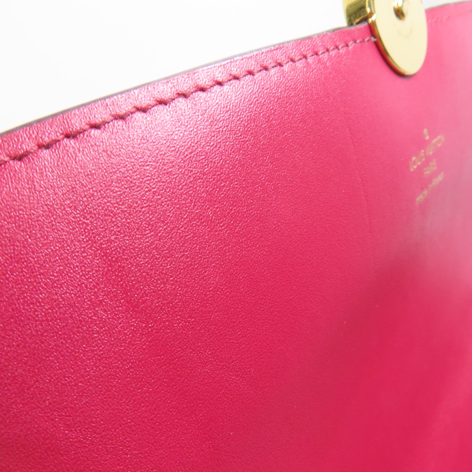 LOUIS VUITTON Monogram Flore Chain Wallet金扣鏈帶肩背袋