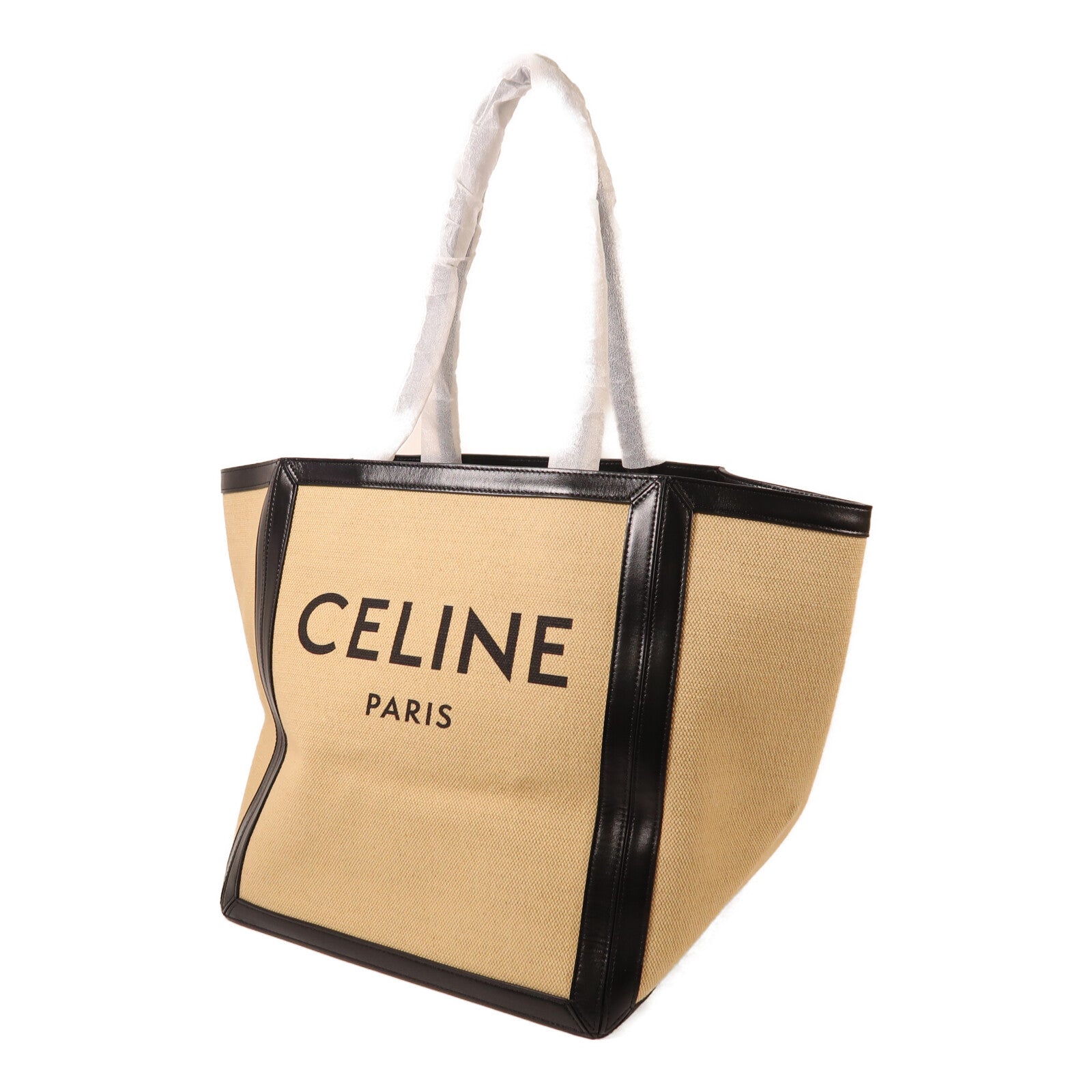 CELINE 帆布Tote Bag金扣手挽袋
