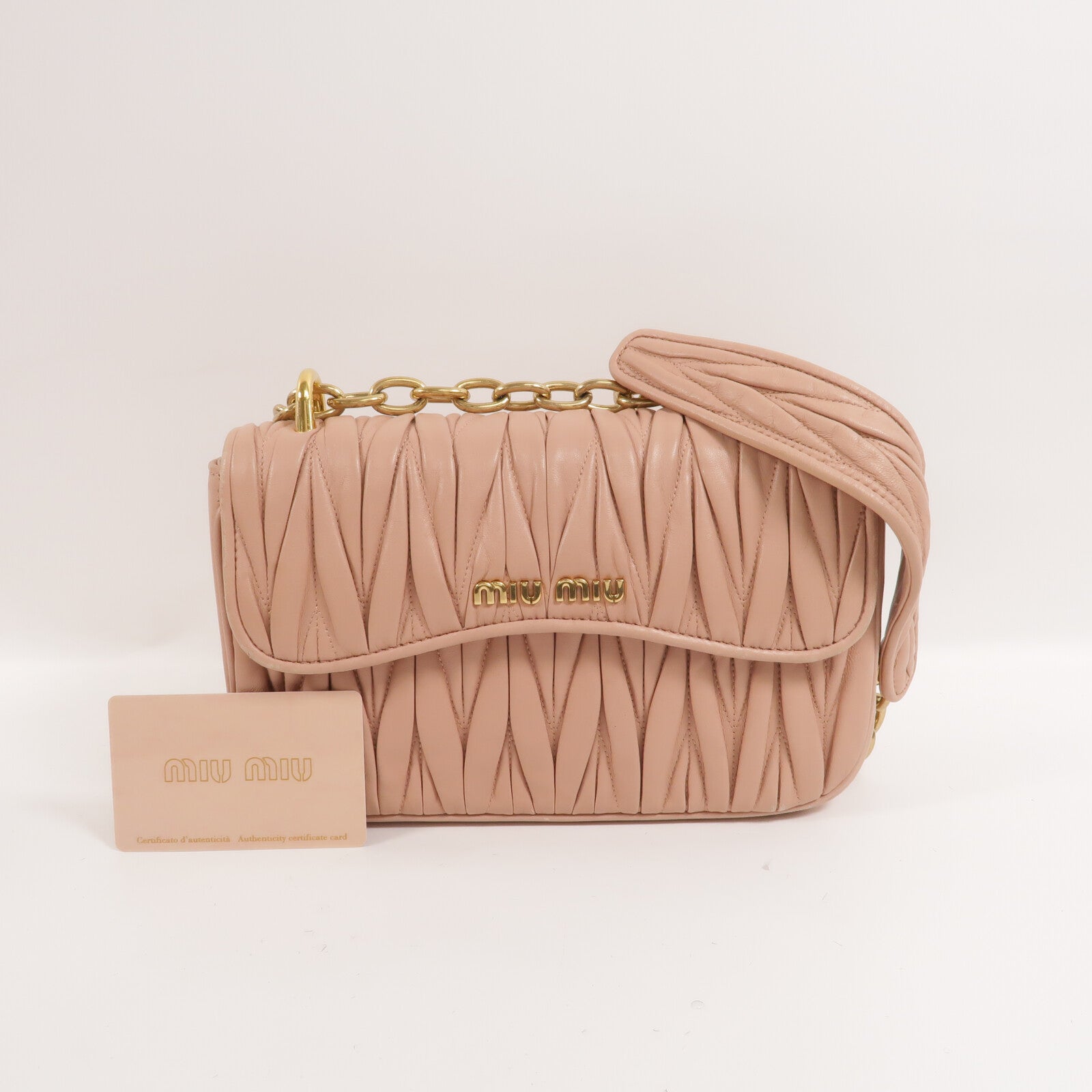 Miu Miu 羊皮皮革Shoulder Bag肩背袋