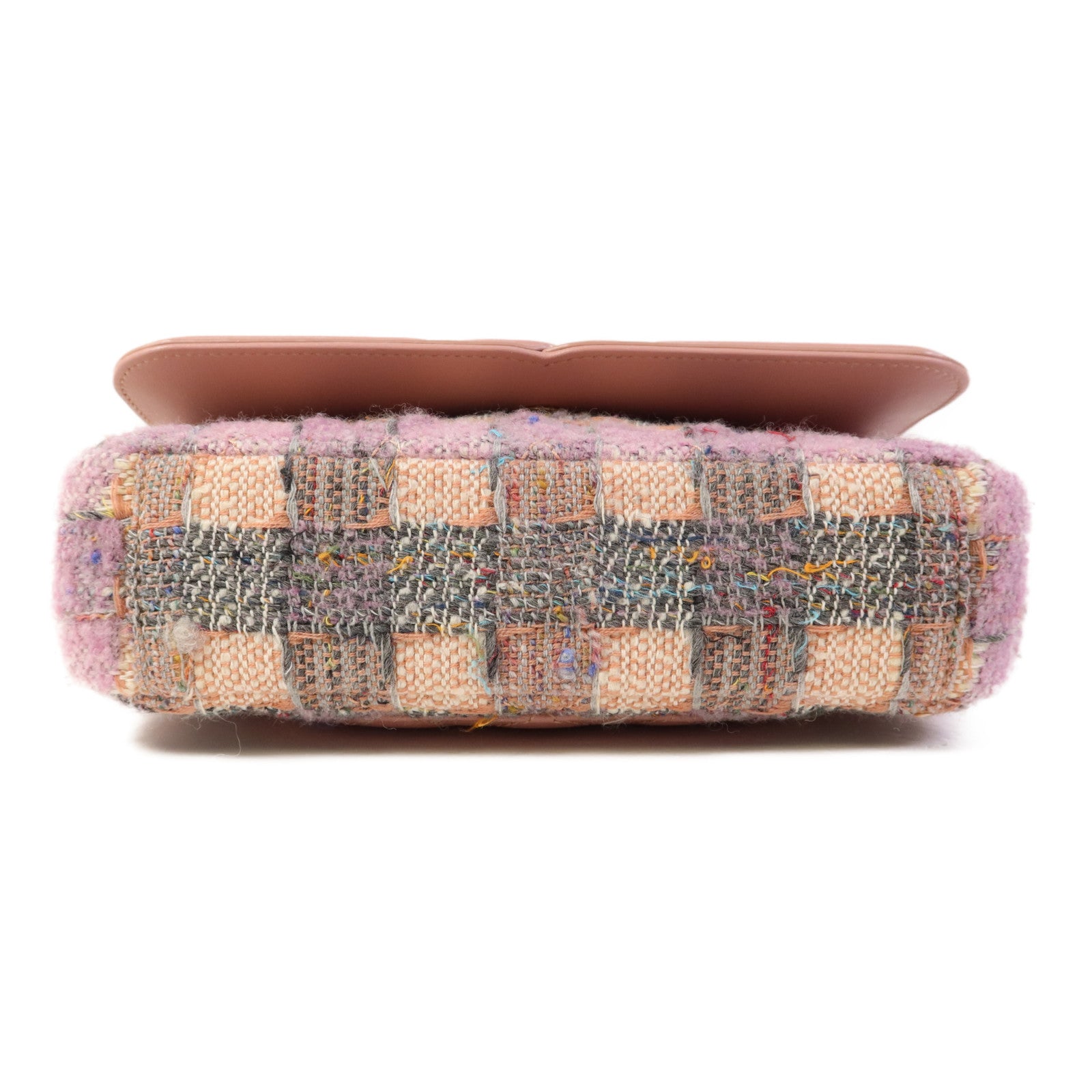 CHANEL 粗花呢CC Filigree Flap金扣鏈帶肩背袋