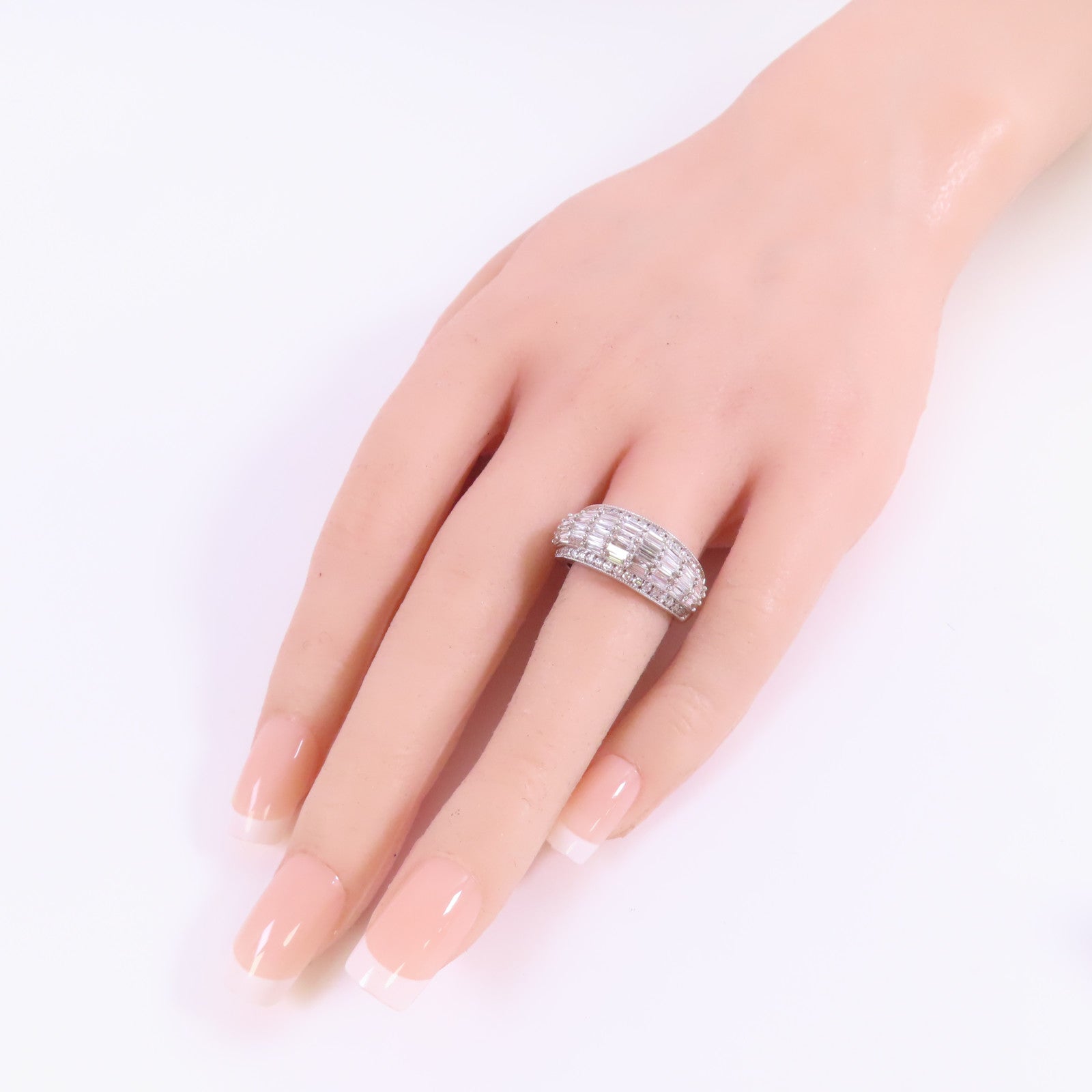 JEWELRY 【激減優惠】18K白金/鑽石Diamond Ring戒指US#6.5