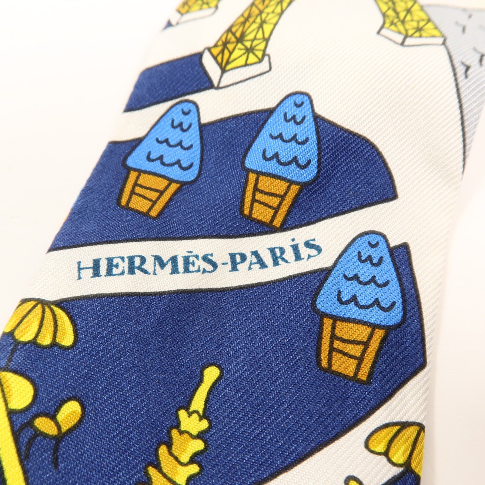 HERMES 絲質Twilly絲巾