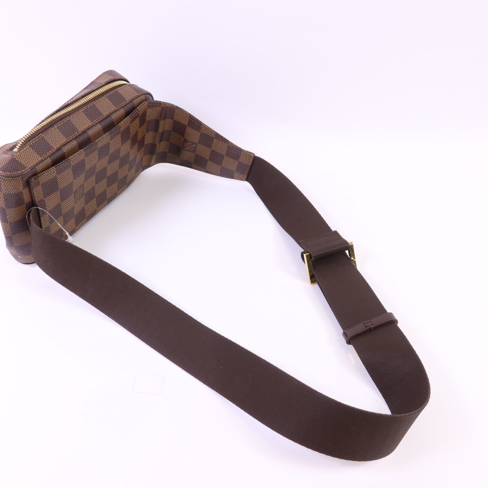 LOUIS VUITTON Damier Geronimos金扣腰包