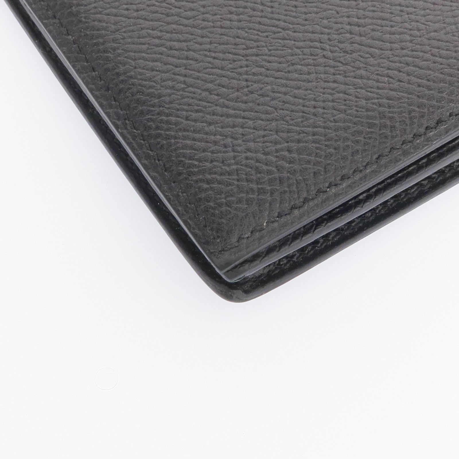 HERMES Epsom皮革Bearn Long Wallet銀扣長錢包Noir