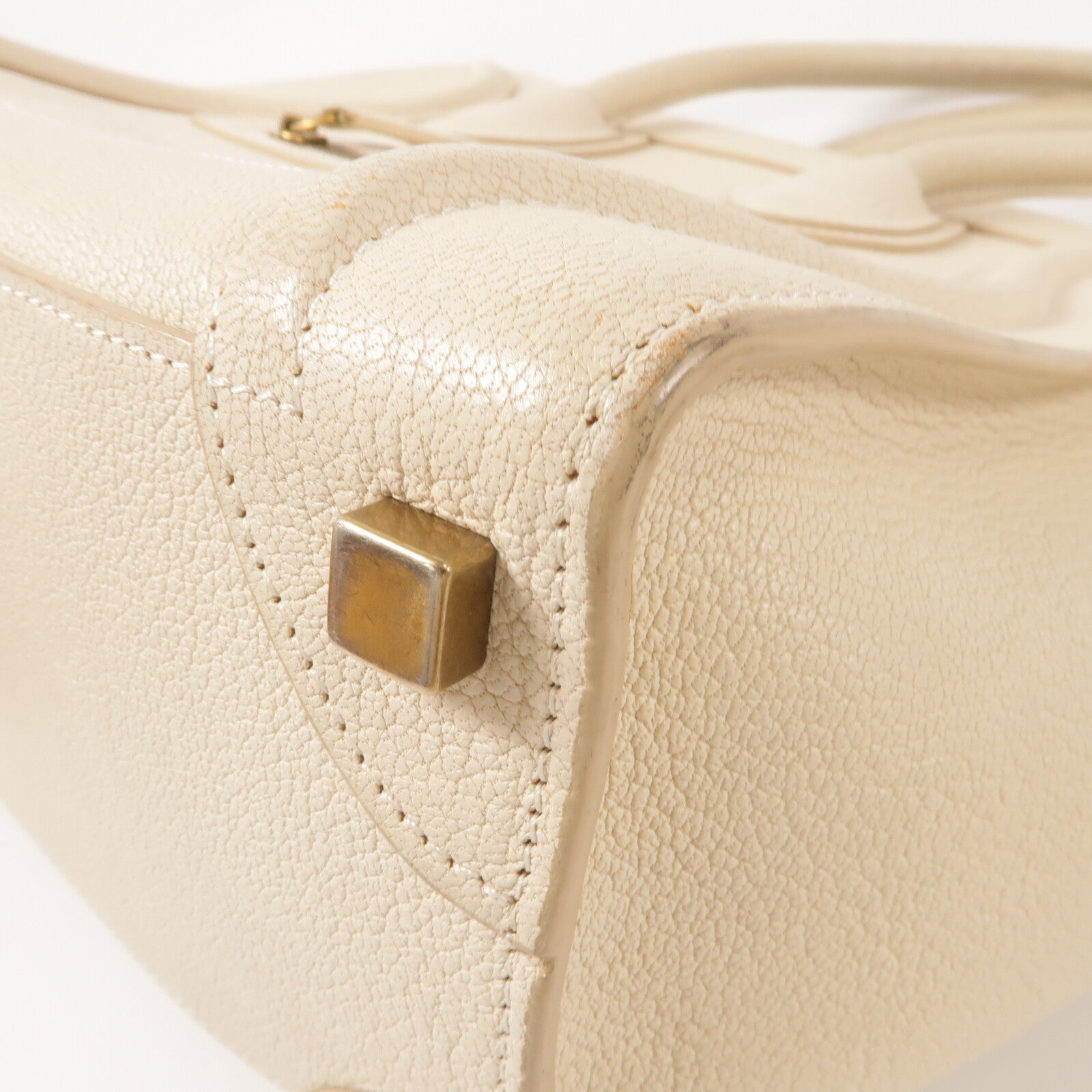 CELINE 牛皮皮革Micro Luggage手挽袋