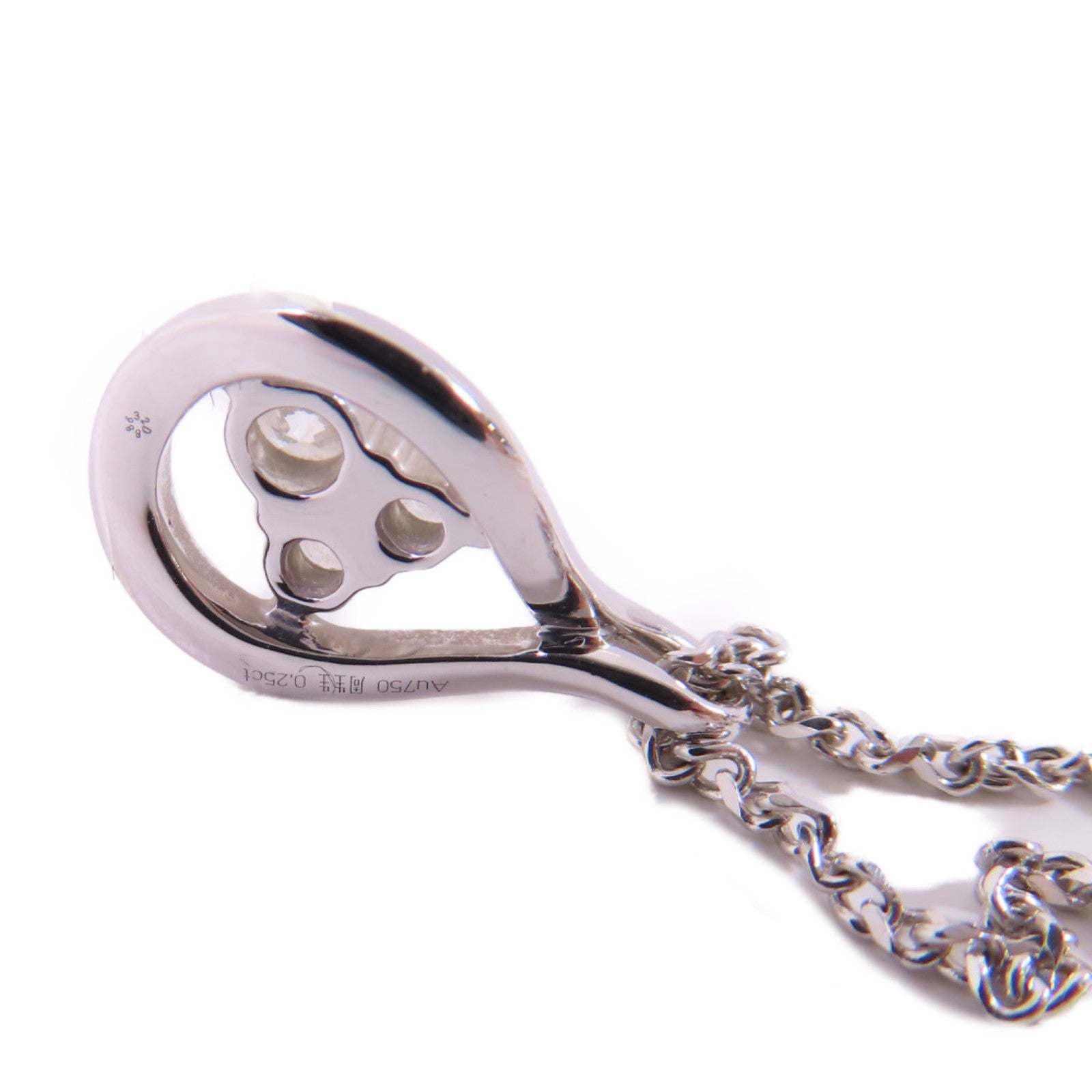 JEWELRY 18K白金/0.25ct鑽石Diamond Necklace項鏈