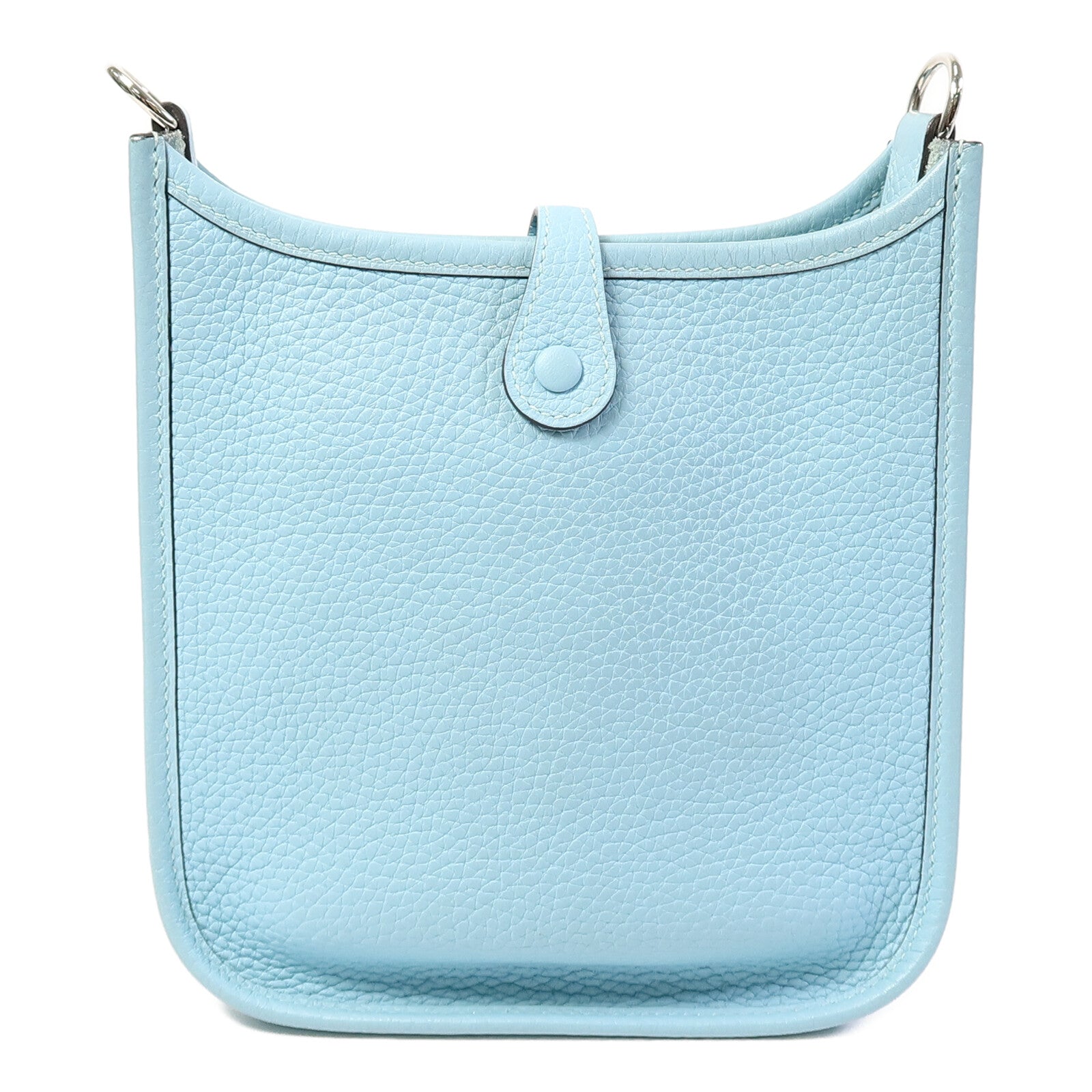 HERMES Evelyne TPM肩背袋Bleu Atoll