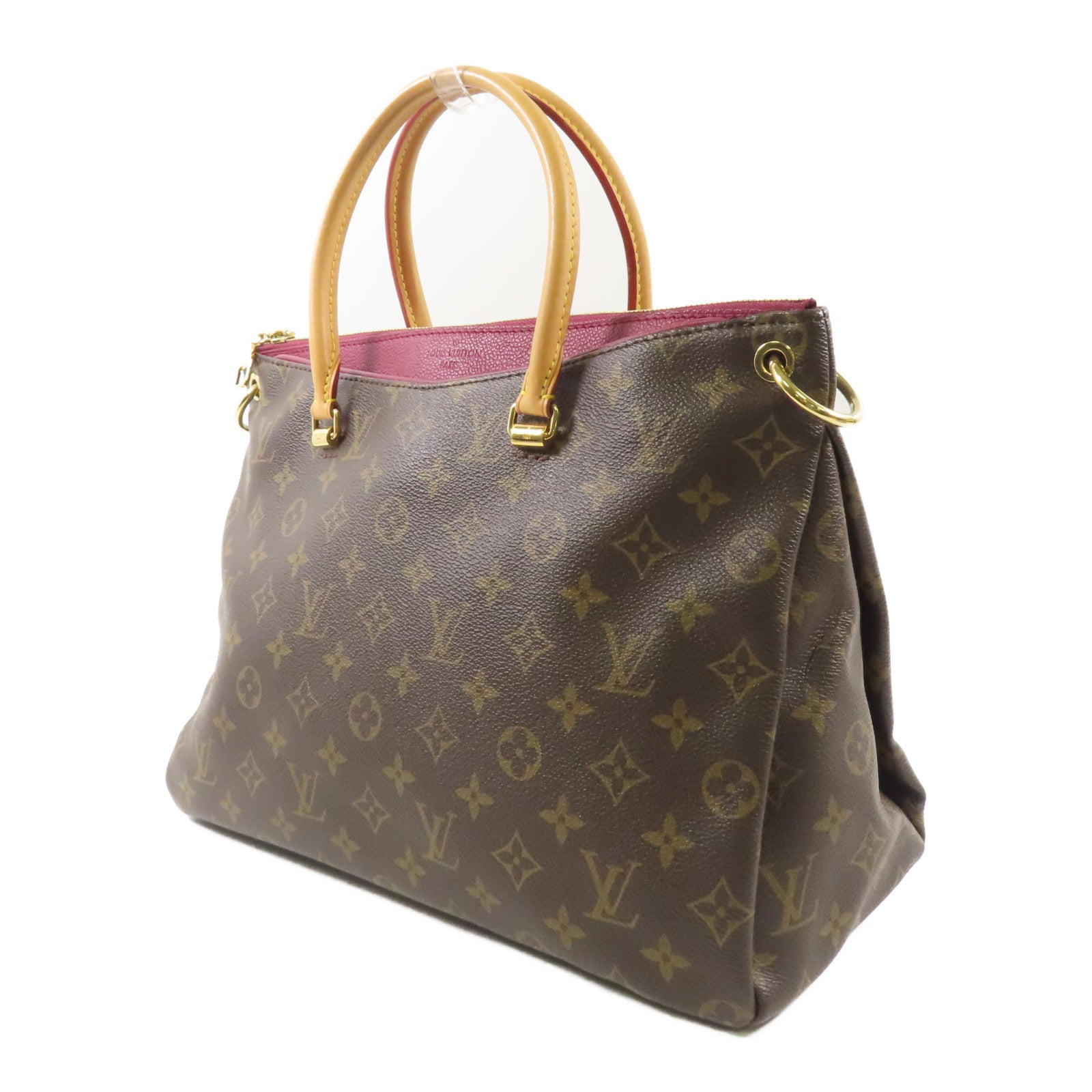 LOUIS VUITTON Monogram Pallas MM金扣手挽肩背兩用袋